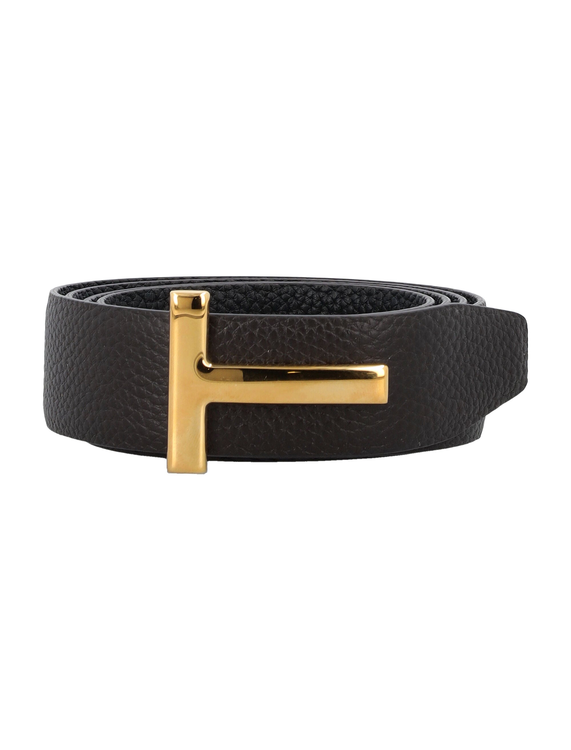 TOM FORD Reversible Small Grain Leather Icon Mini Belt