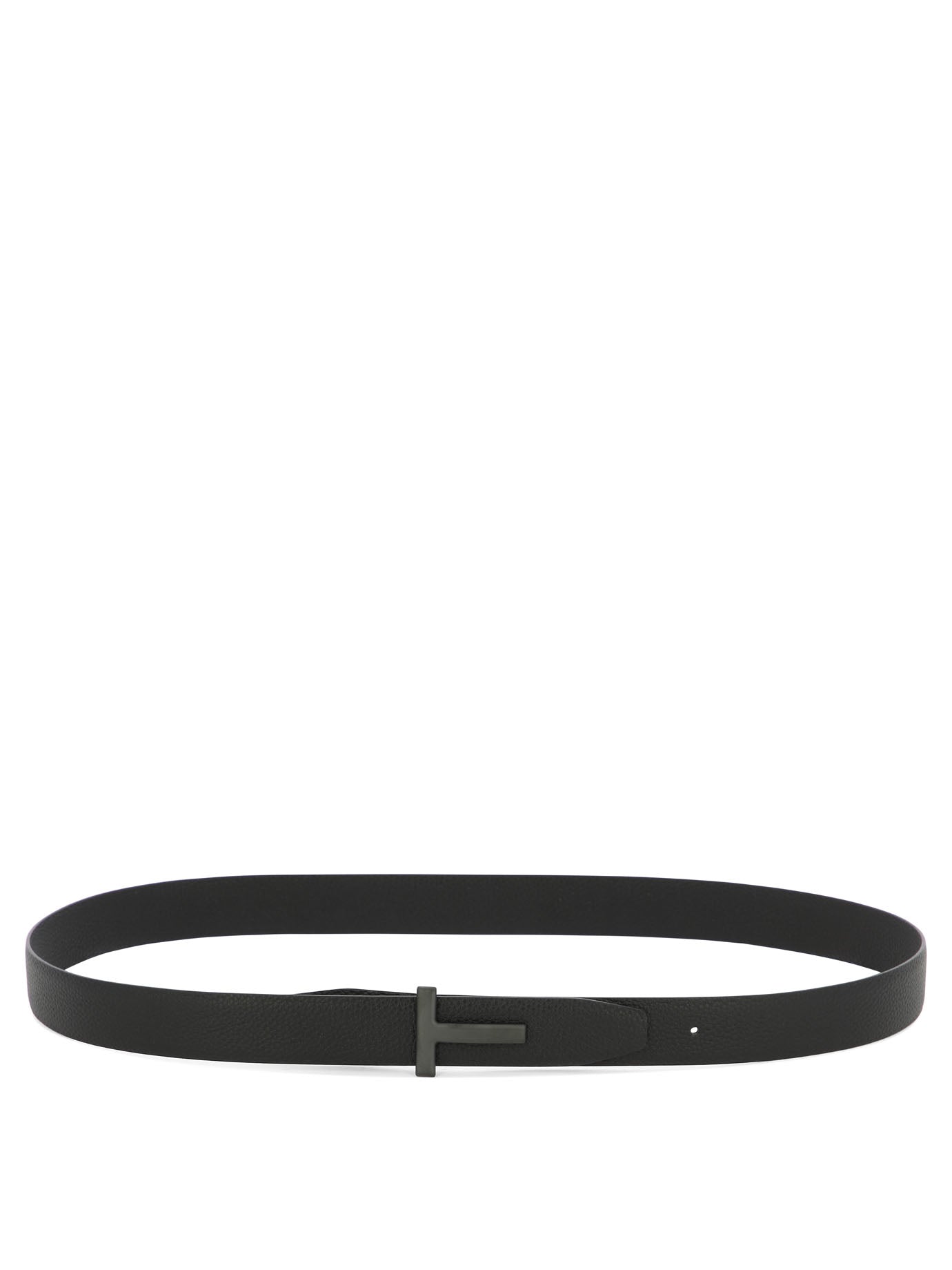 TOM FORD Reversible Soft Grain Leather T Belt 30 mm