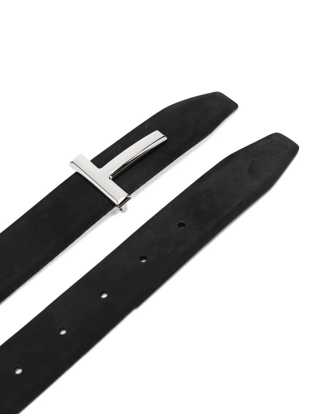 TOM FORD T-Buckle Suede Belt - 3 cm Height