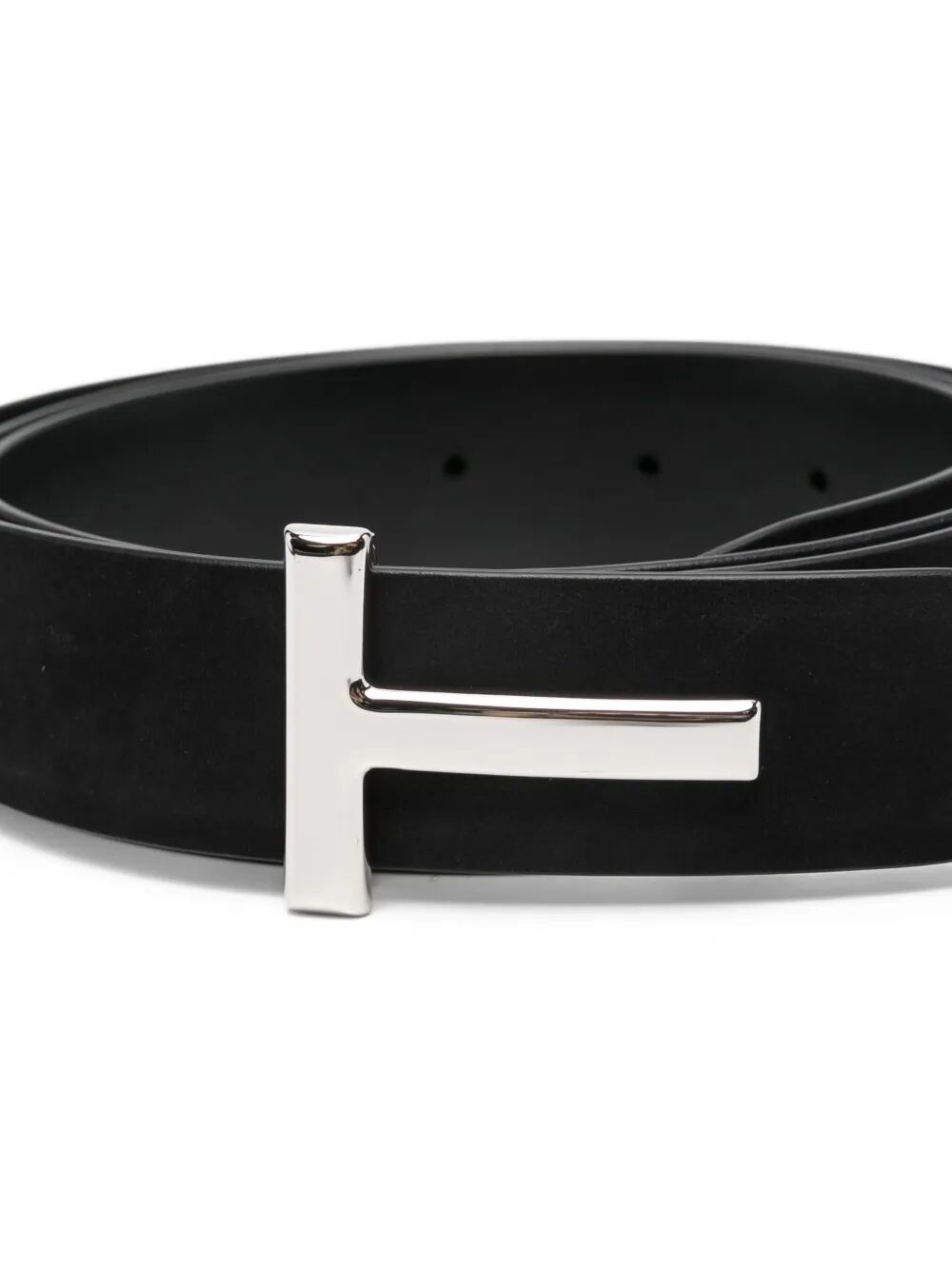 TOM FORD T-Buckle Suede Belt - 3 cm Height