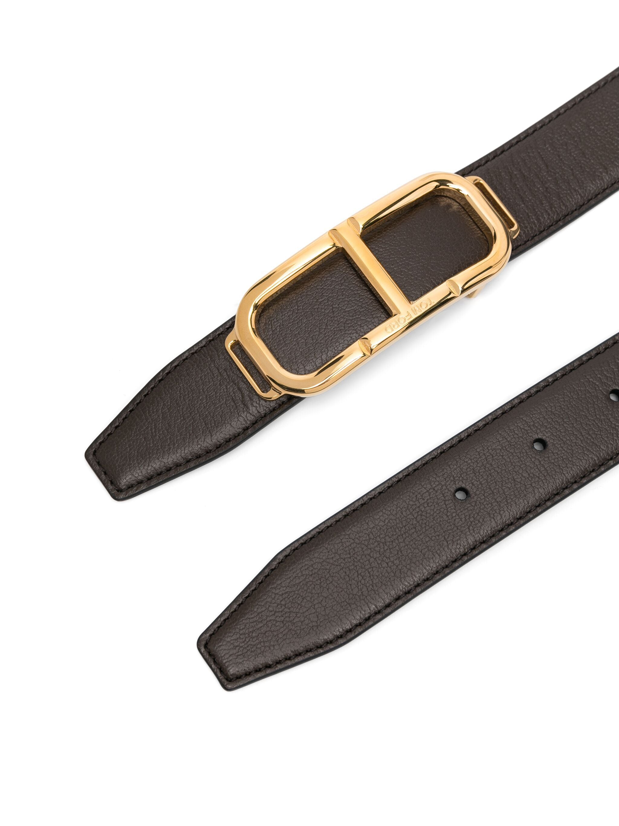 TOM FORD Men's Premium Leather Belt - SS25 Collection