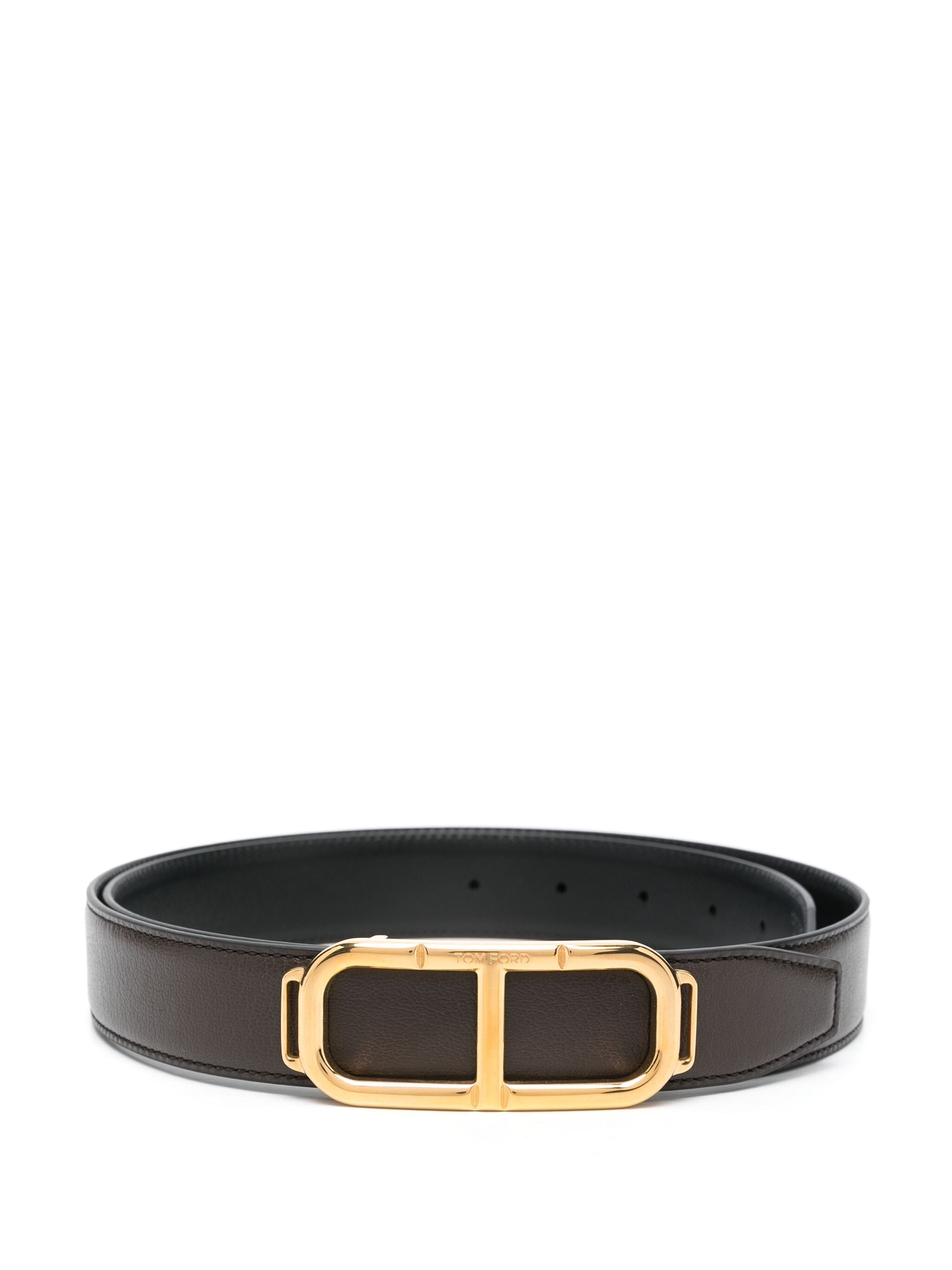 TOM FORD Men's Premium Leather Belt - SS25 Collection