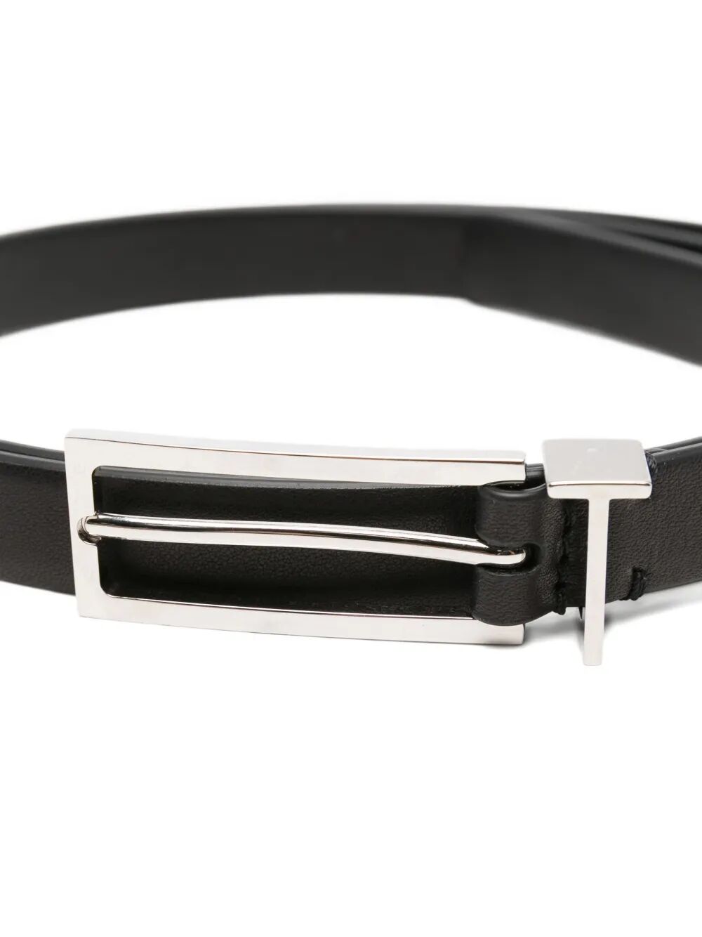 TOM FORD Natural Leather Metal T Loop Belt 15 mm