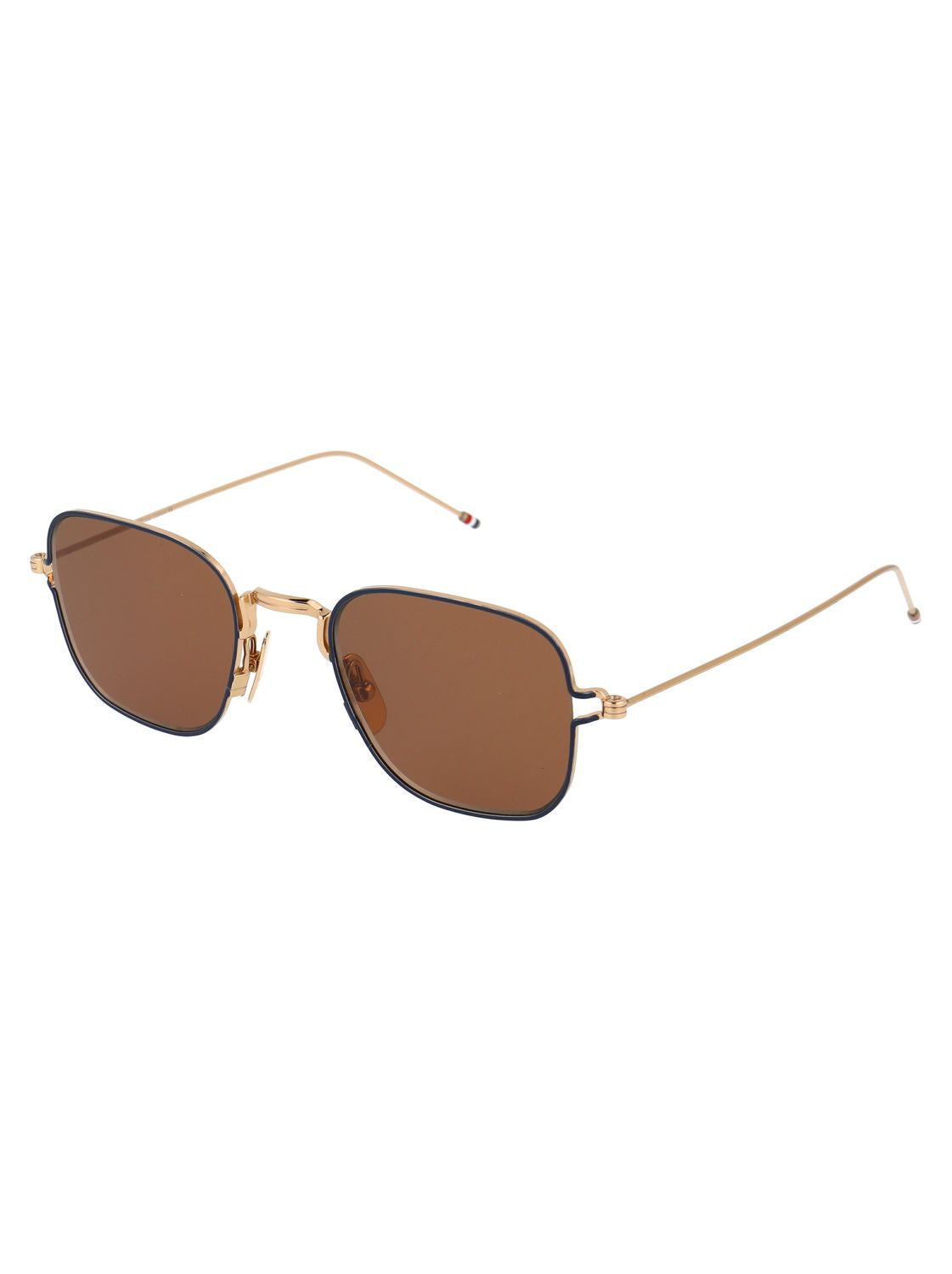 THOM BROWNE Elegant Titanium Sunglasses for Women