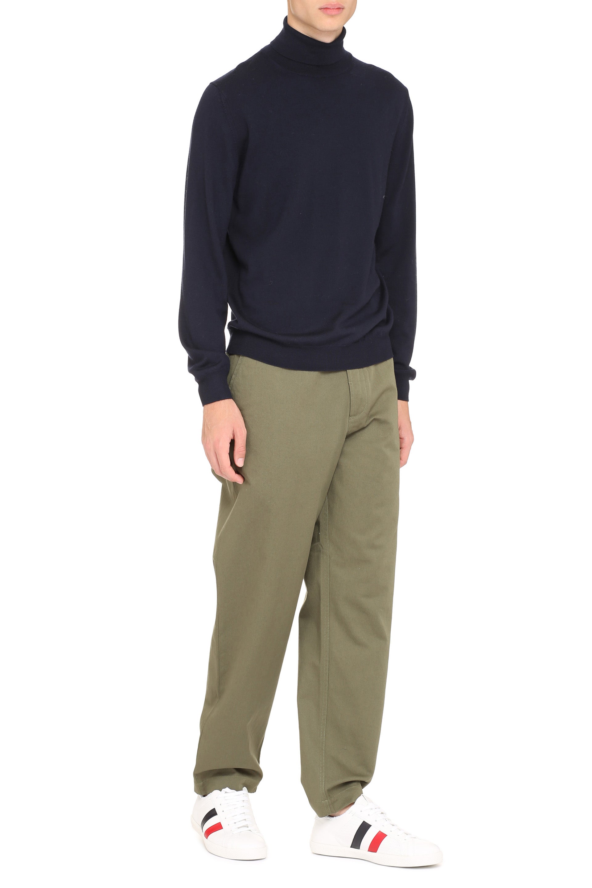 THE (ALPHABET) Wool Turtleneck Sweater