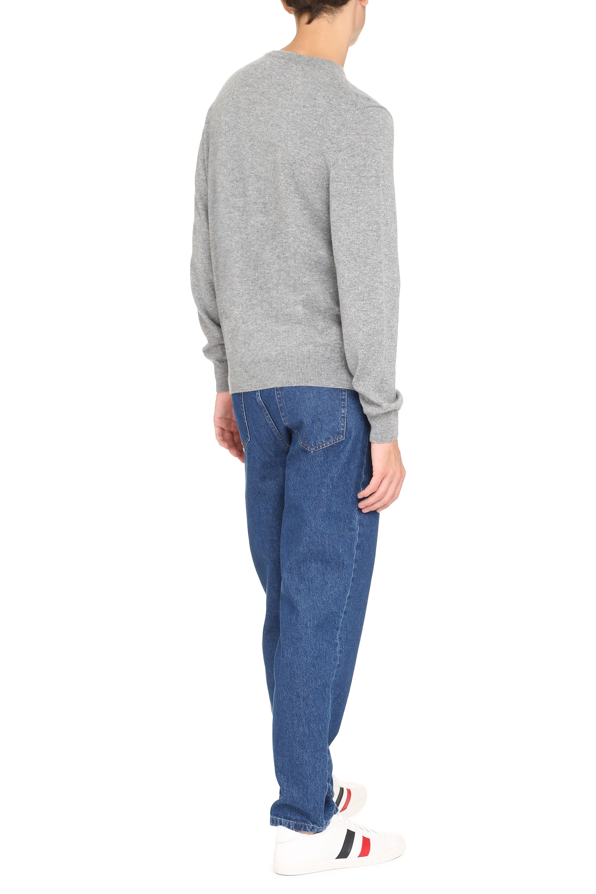 THE (ALPHABET) Cashmere Knit Sweater for Men