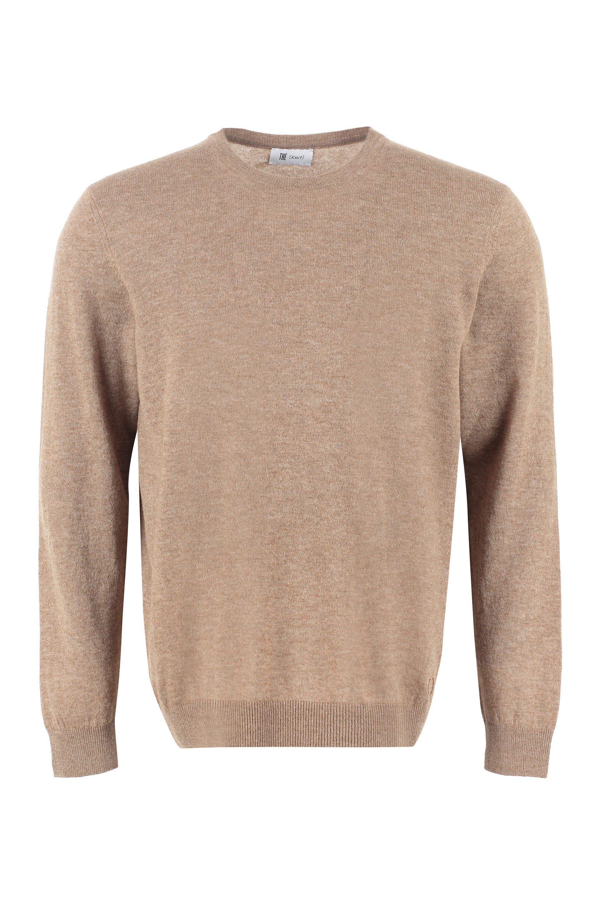 THE (ALPHABET) Stylish Cashmere Sweater for Men - Ribbed Edges