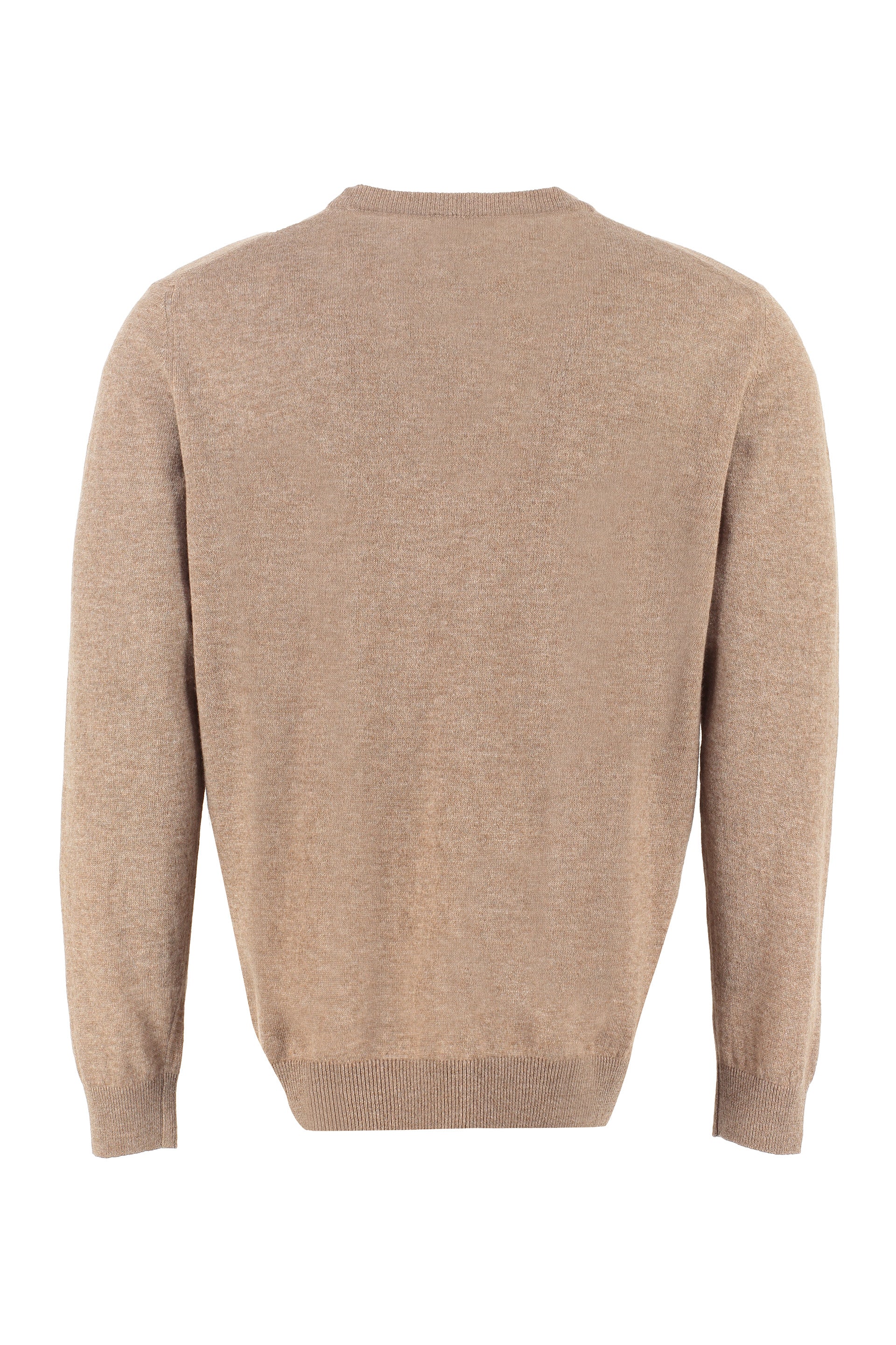 THE (ALPHABET) Stylish Cashmere Sweater for Men - Ribbed Edges