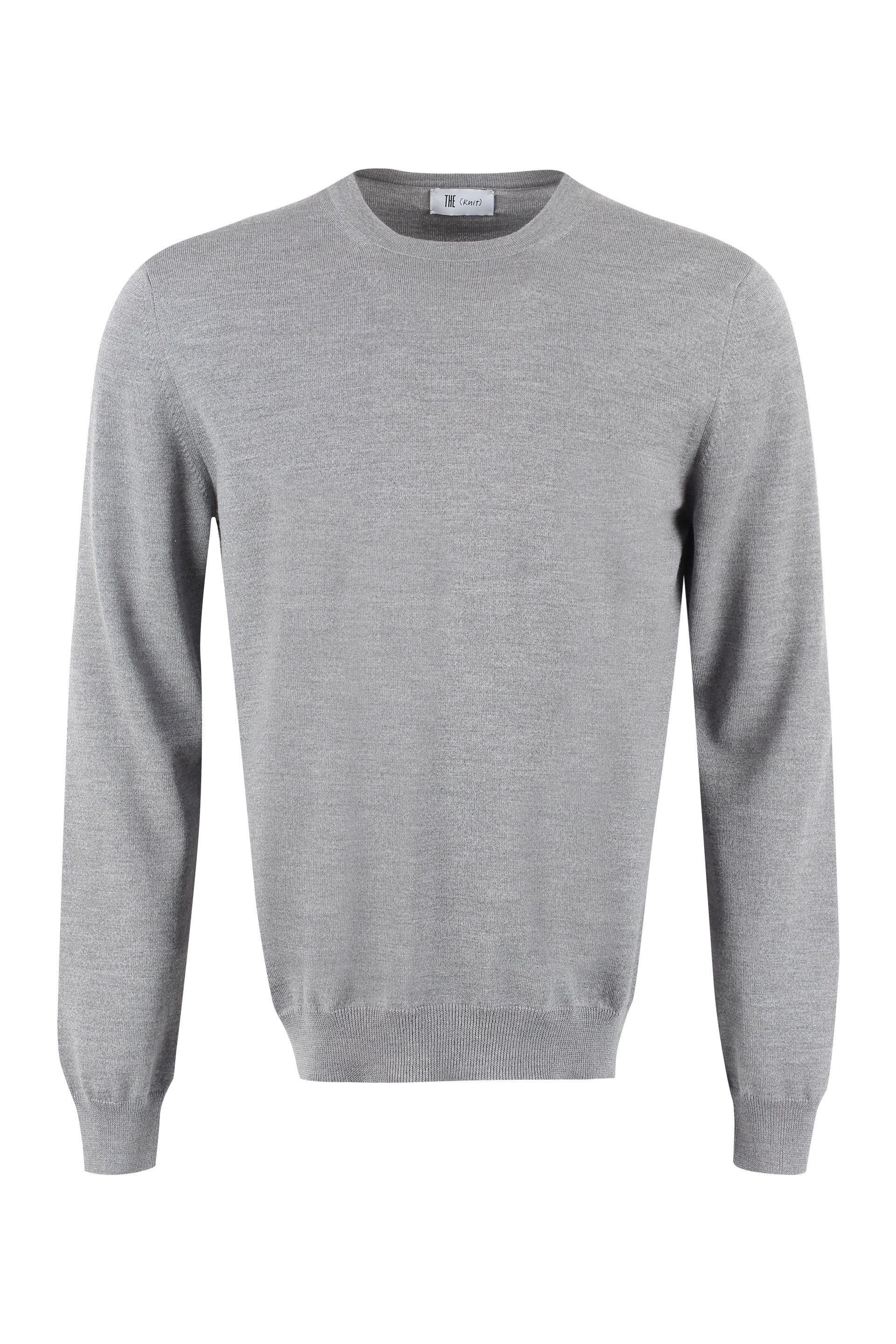 THE (ALPHABET) Crew-Neck Wool Sweater