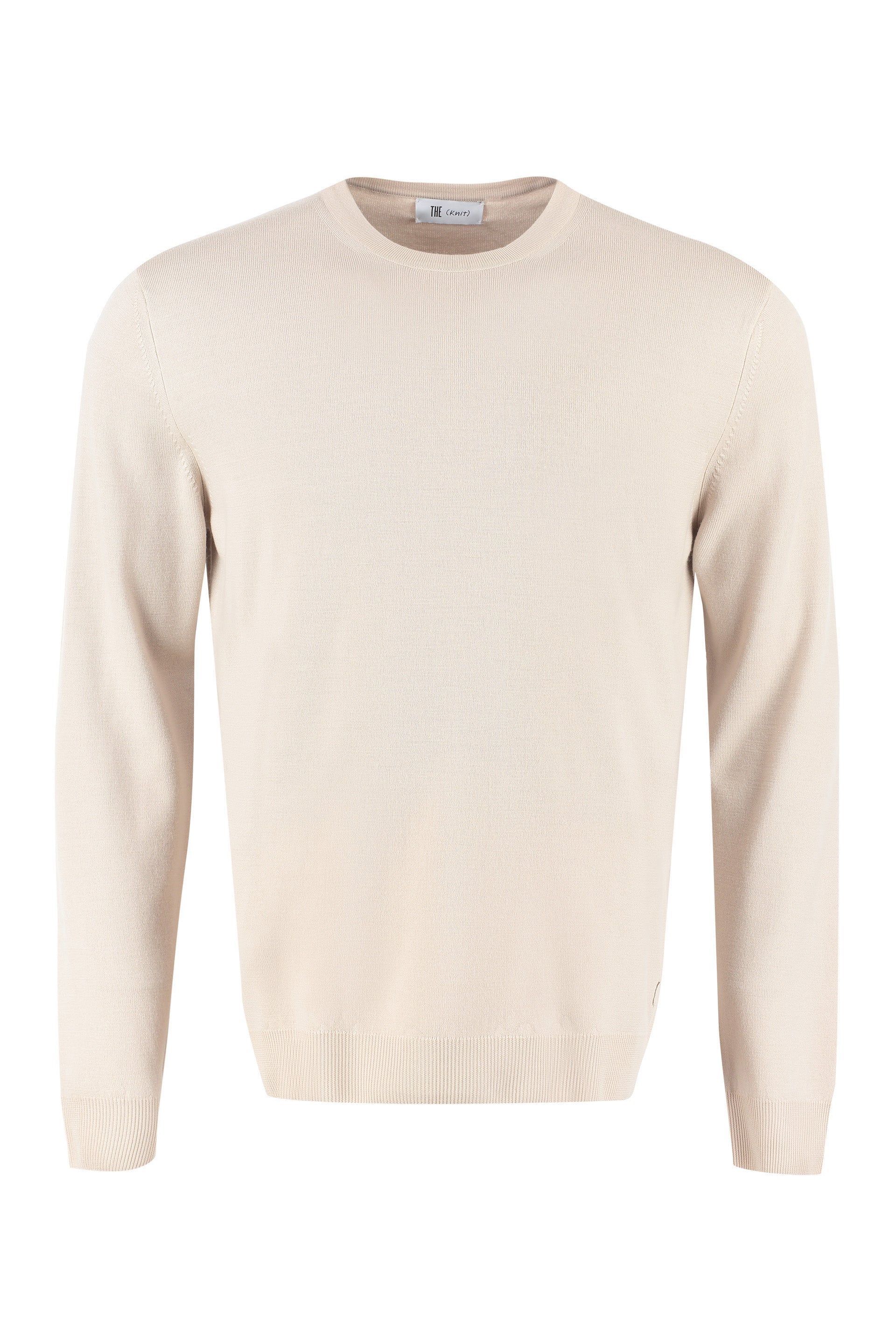 THE (ALPHABET) Crew-Neck Wool Sweater