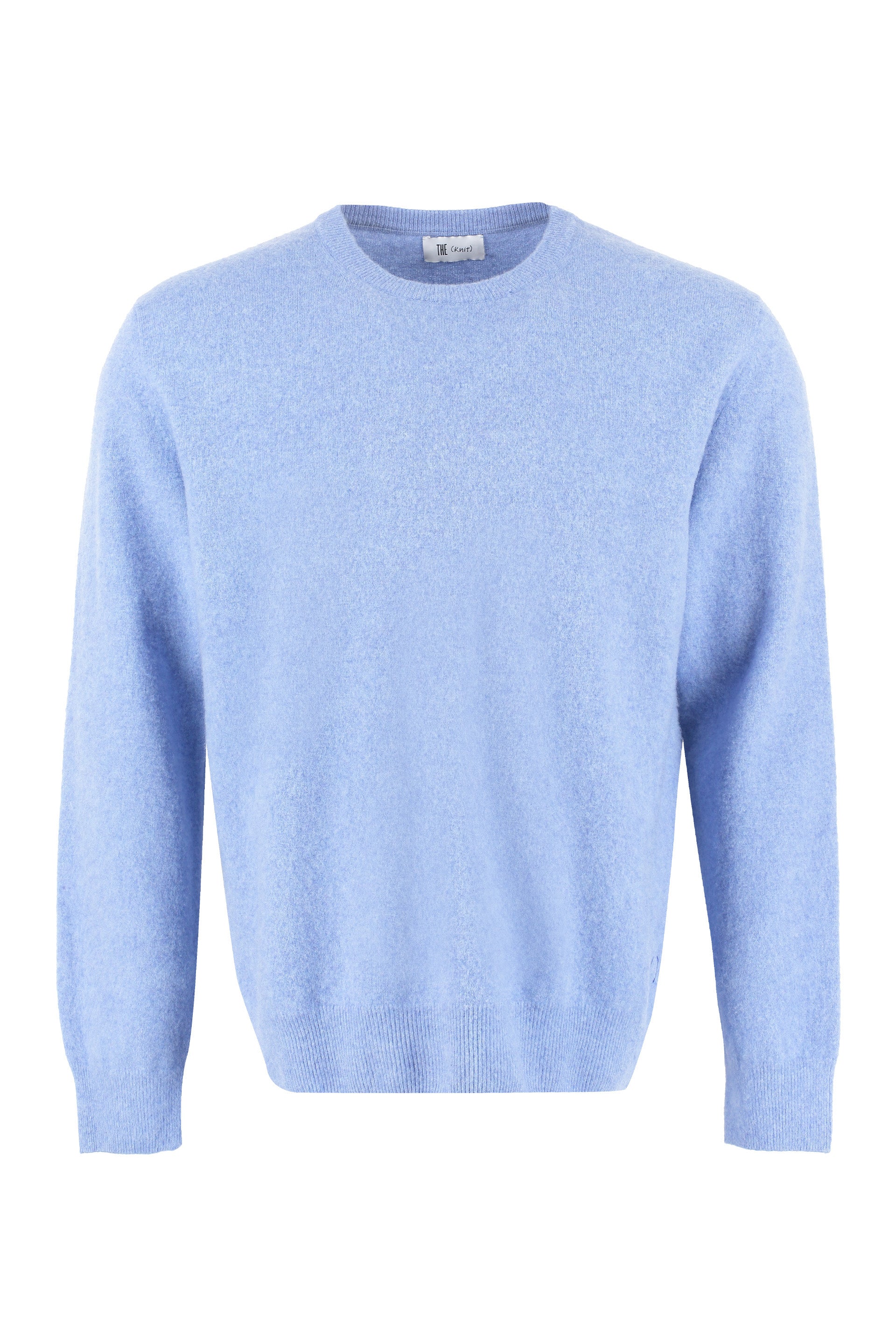 THE (ALPHABET) Wool and Cashmere Pullover with Ribbed Edges