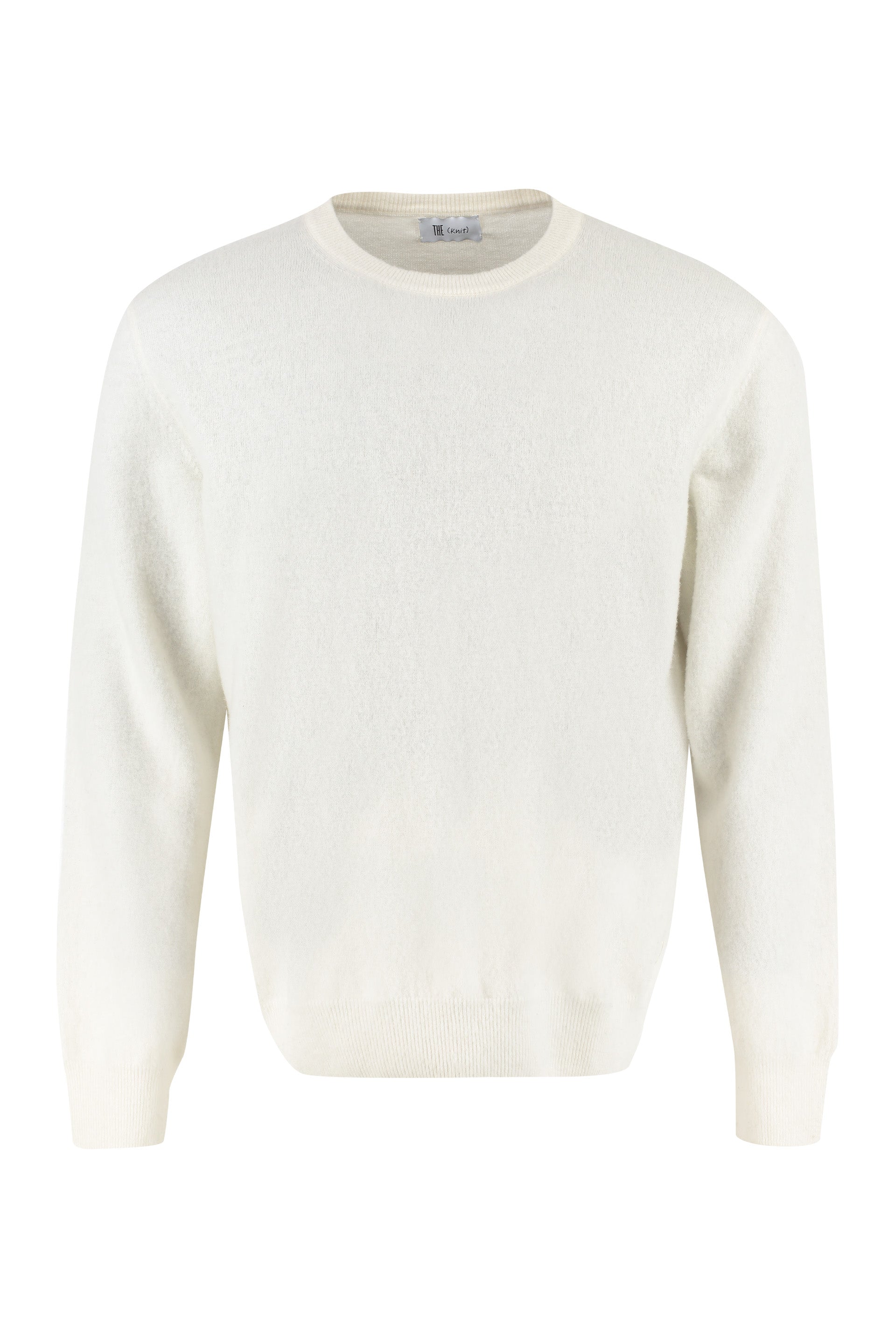 THE (ALPHABET) Wool-Cashmere Blend Crew-Neck Pullover