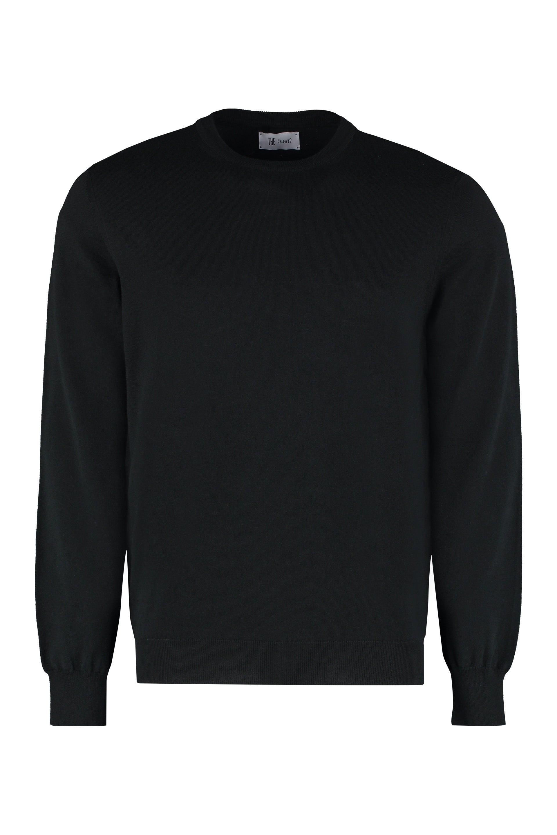 THE (ALPHABET) Classic Cotton Crew-Neck Sweater