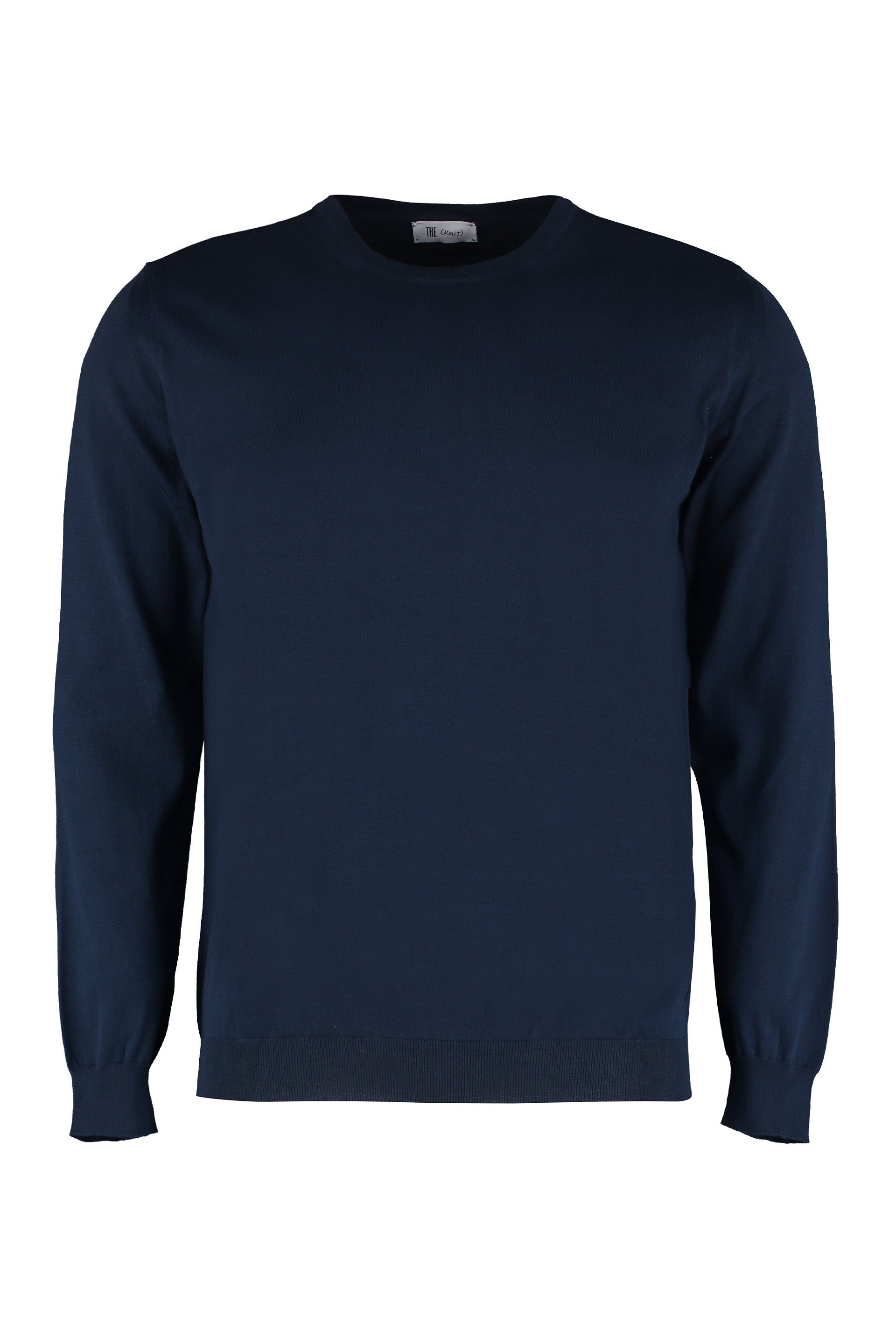 THE (ALPHABET) Classic Cotton Crew-Neck Sweater