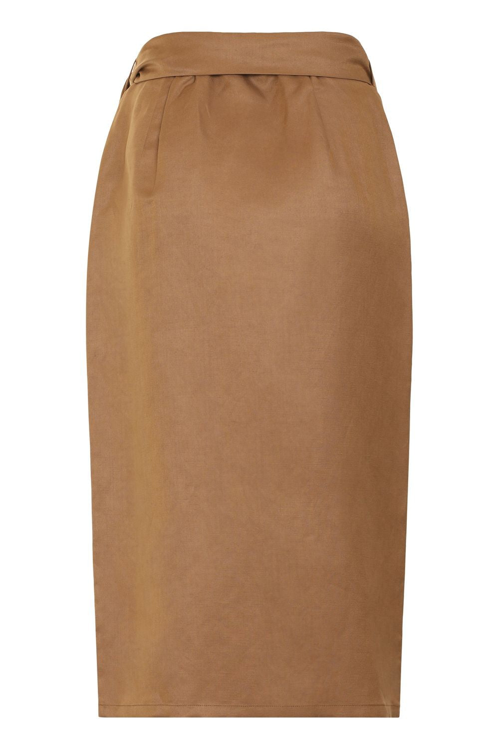 MAX MARA Linen and Silk Wrap Skirt - Women's