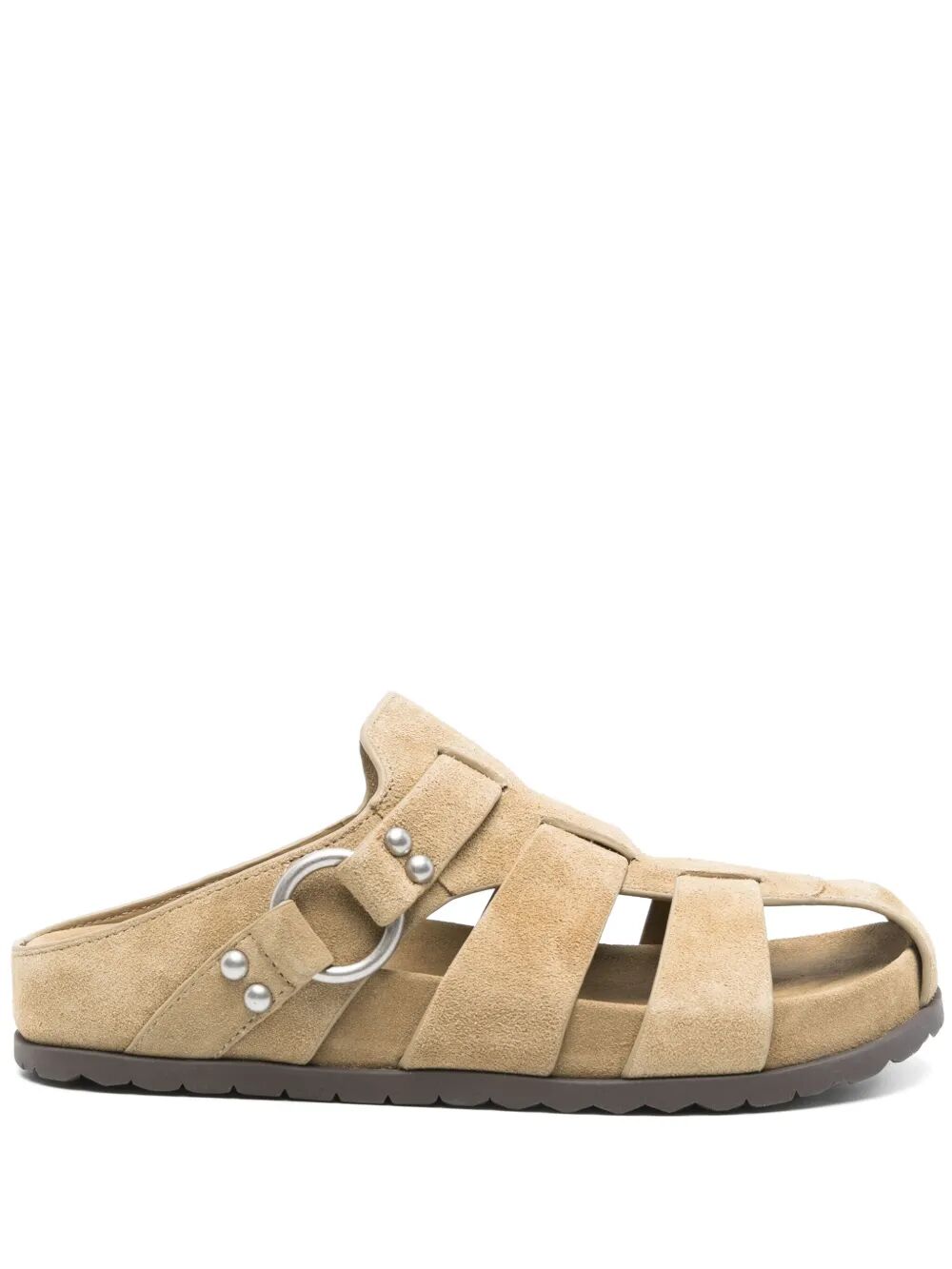 ASH Terry Suede Velours Sandals