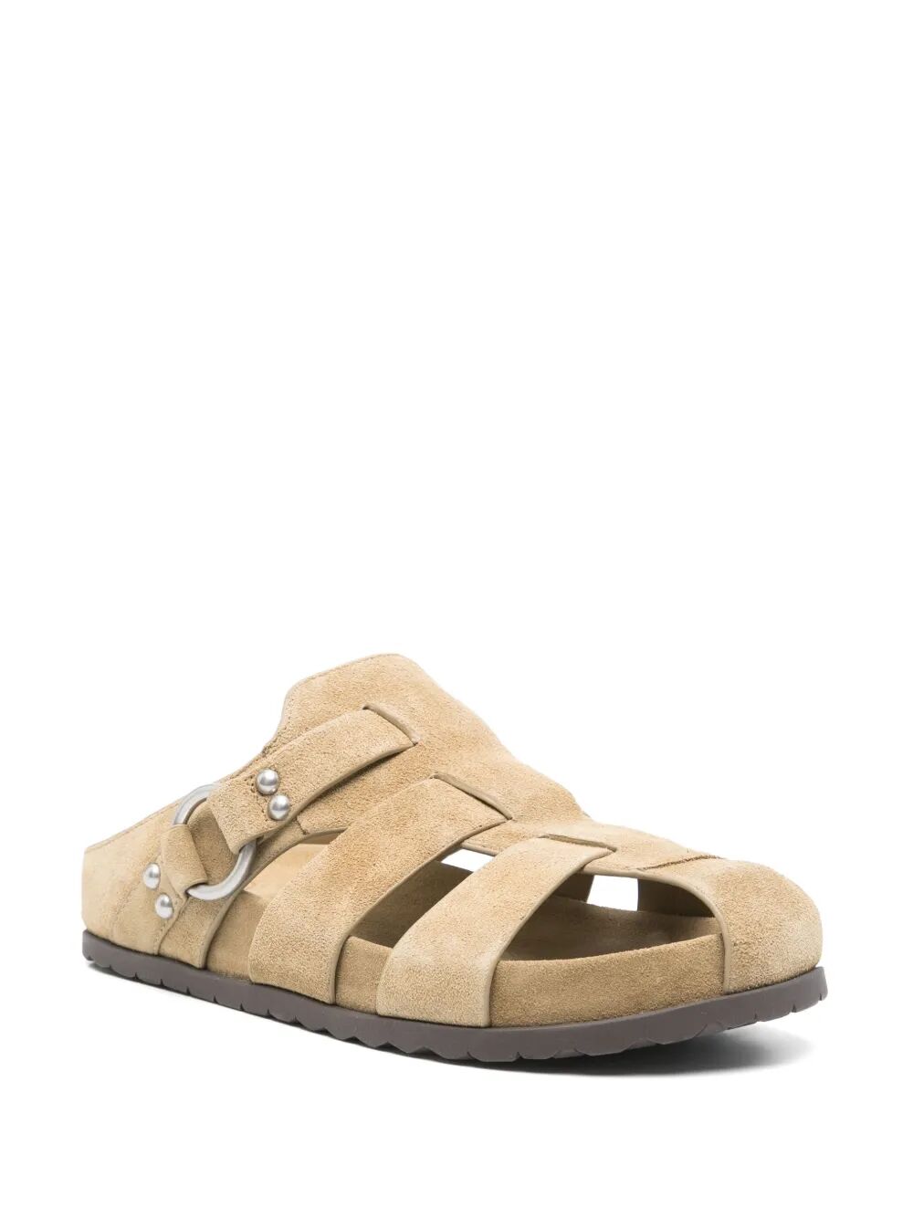 ASH Terry Suede Velours Sandals