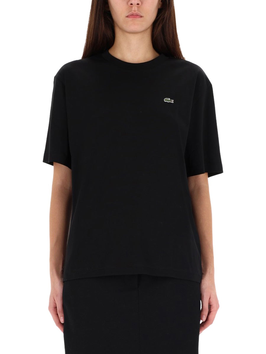 LACOSTE Logo T-Shirt for Women - Size 36 FR
