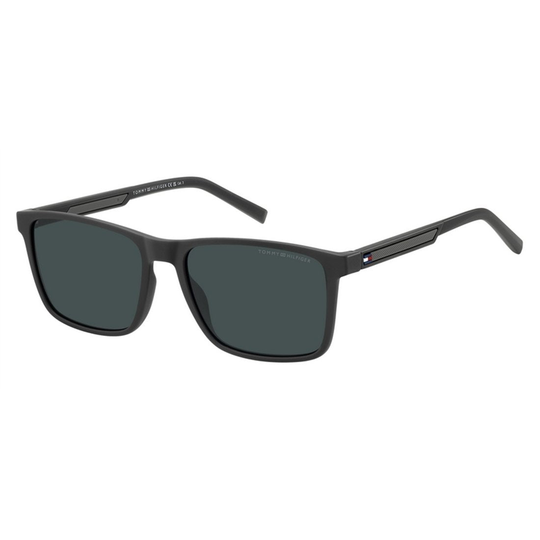 TOMMY HILFIGER Sleek Rectangular Sunglasses for Modern Men
