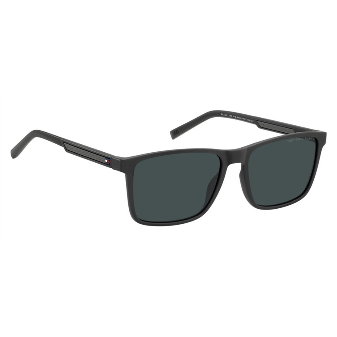 TOMMY HILFIGER Sleek Rectangular Sunglasses for Modern Men