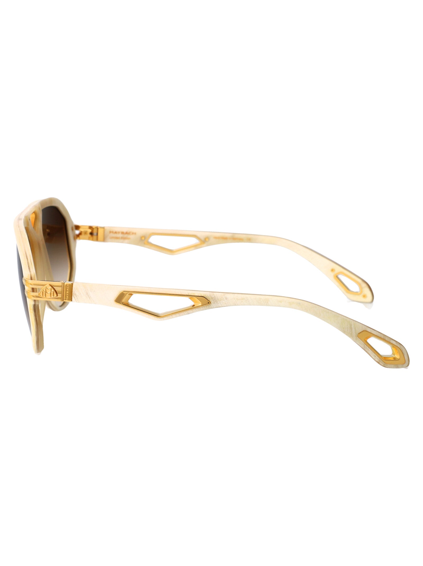 MAYBACH EYEWEAR The Jack Mini Titanium and Horn Sunglasses