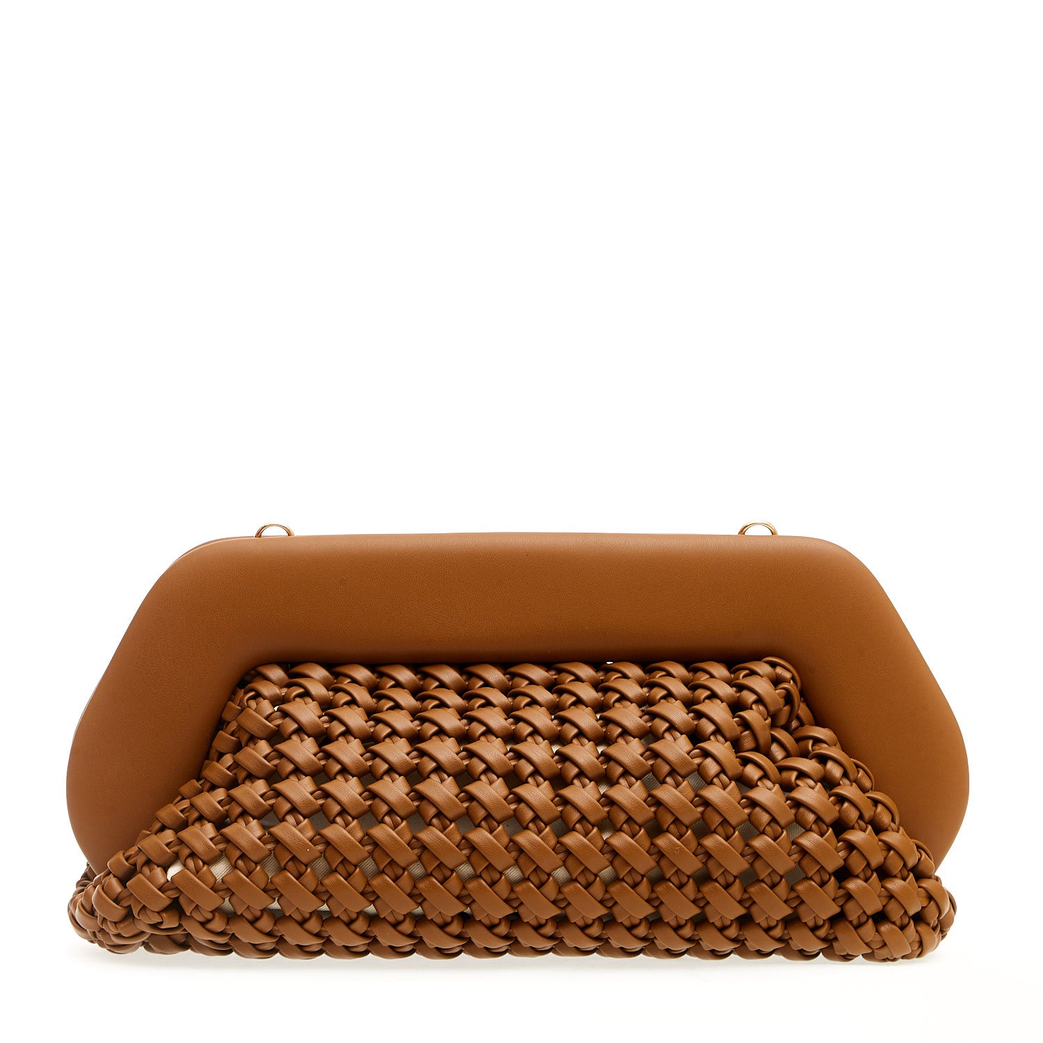 THEMOIRÈ Woven Leather Clutch Grande