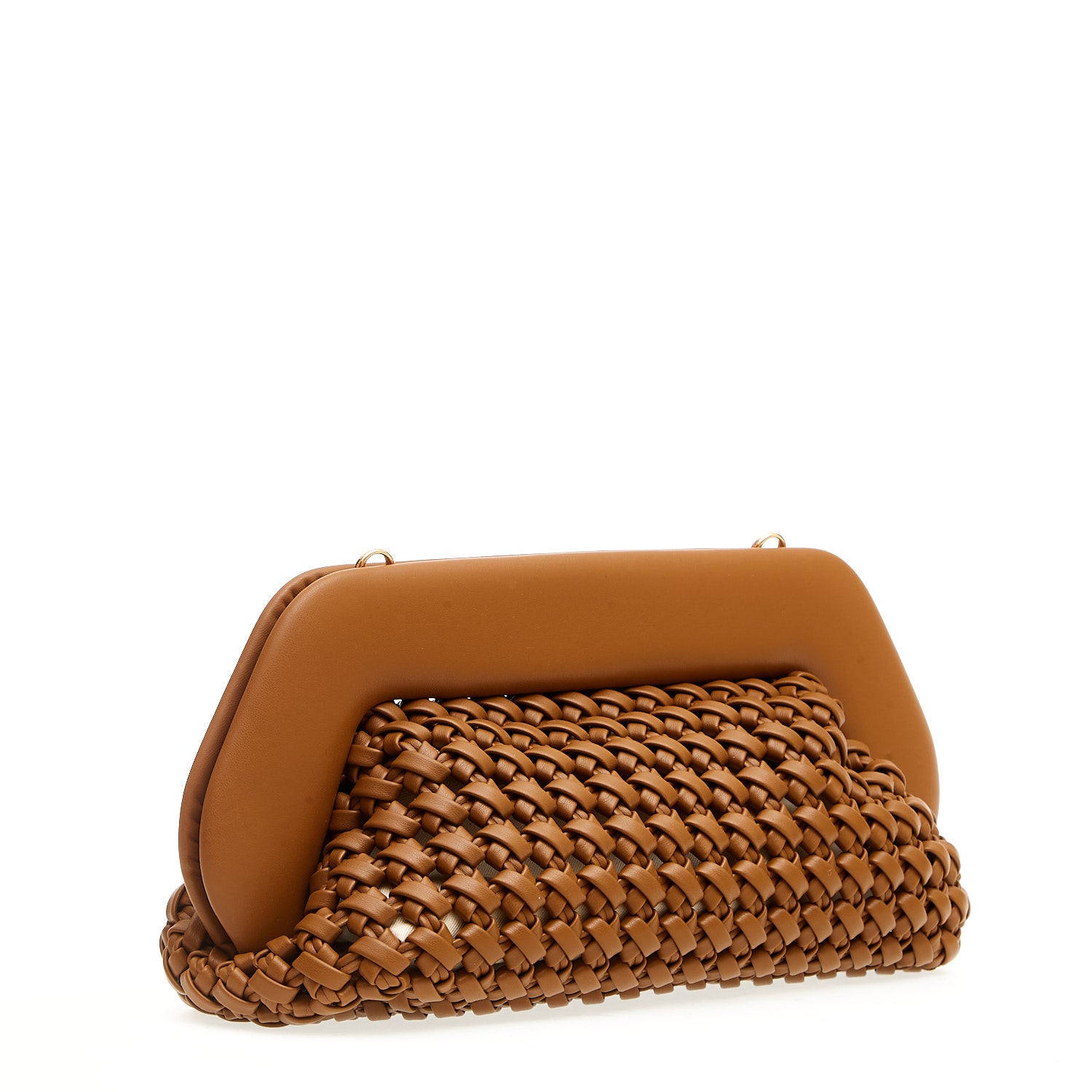 THEMOIRÈ Woven Leather Clutch Grande