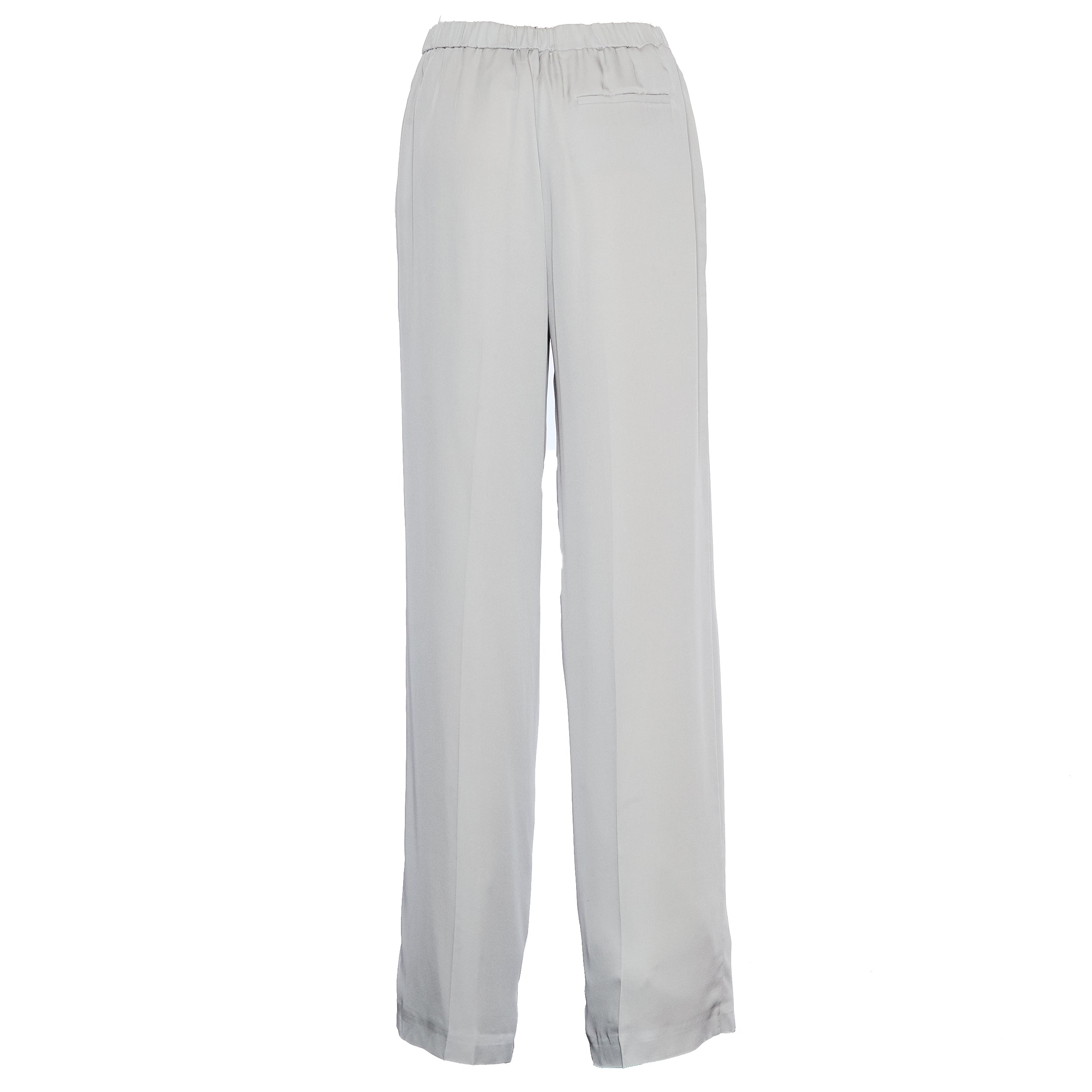 THEORY Wide Leg Silk Georgette Pull-On Trousers