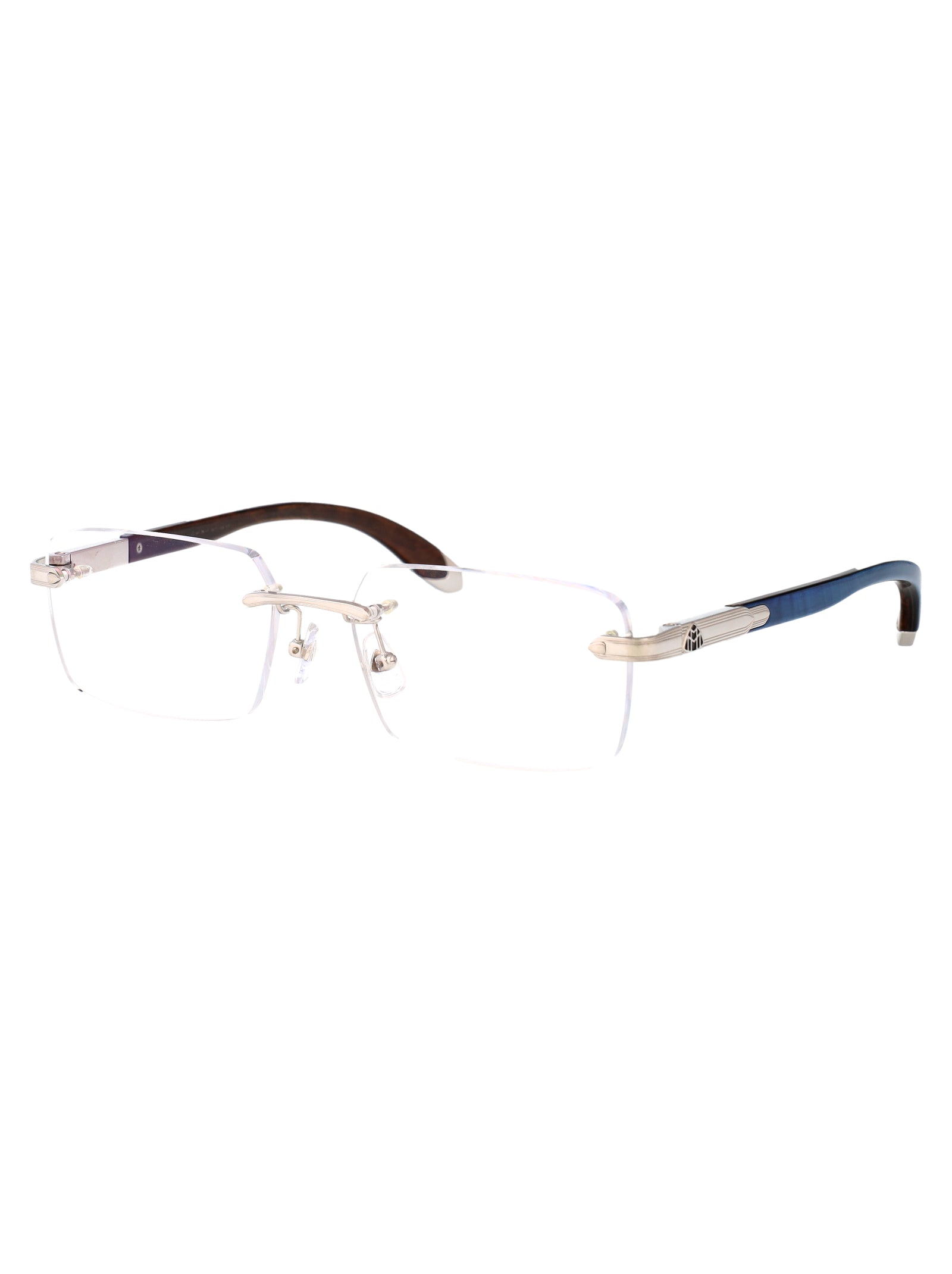 MAYBACH EYEWEAR Palladium Plated Titanium Glasses