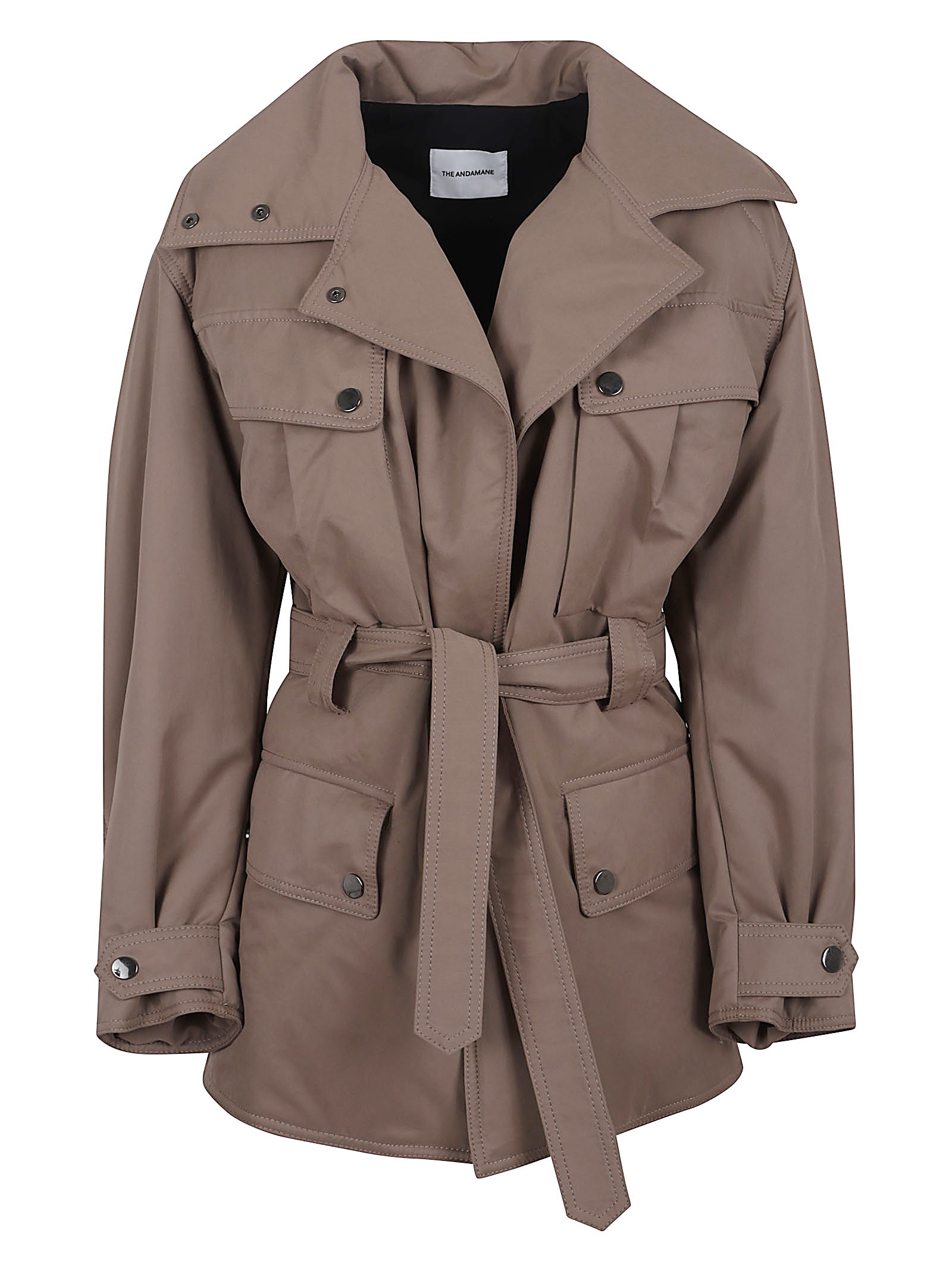 THE ANDAMANE Oversized Military-Inspired Jacket for Women