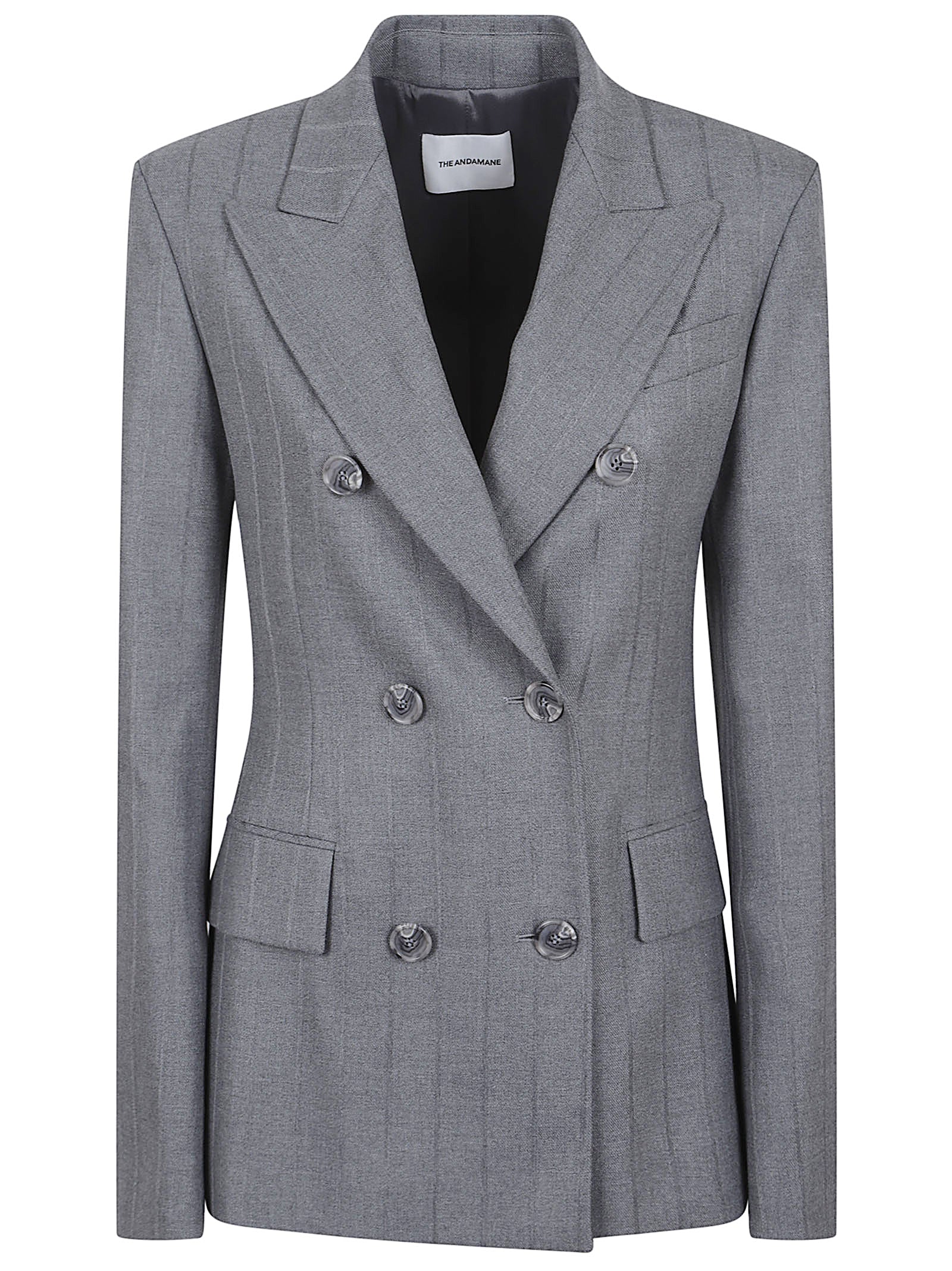 THE ANDAMANE Double-Breasted Blazer for Women - Regular Fit