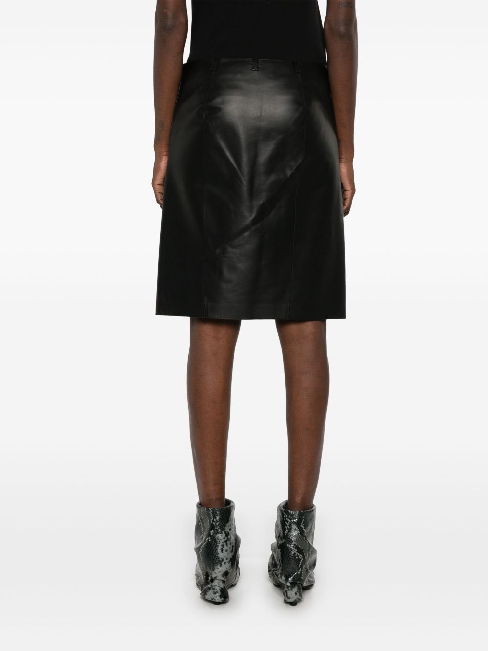THE ATTICO Chic Mini Skirt for Effortless Elegance