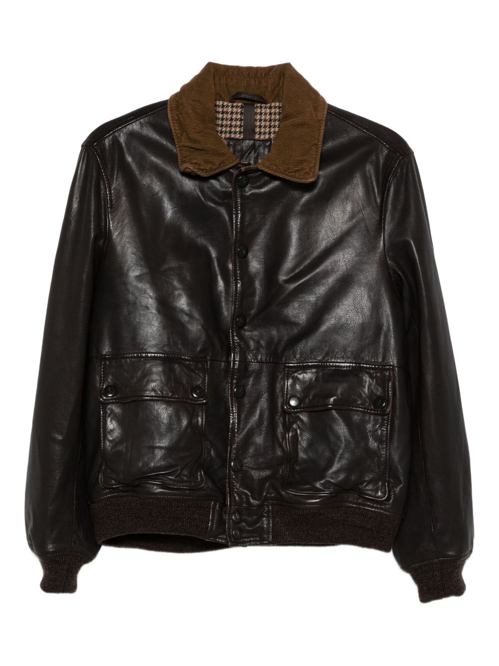 THE JACK AND JACKIE LEATHERS Sleek Men's Leather Jacket - FW25