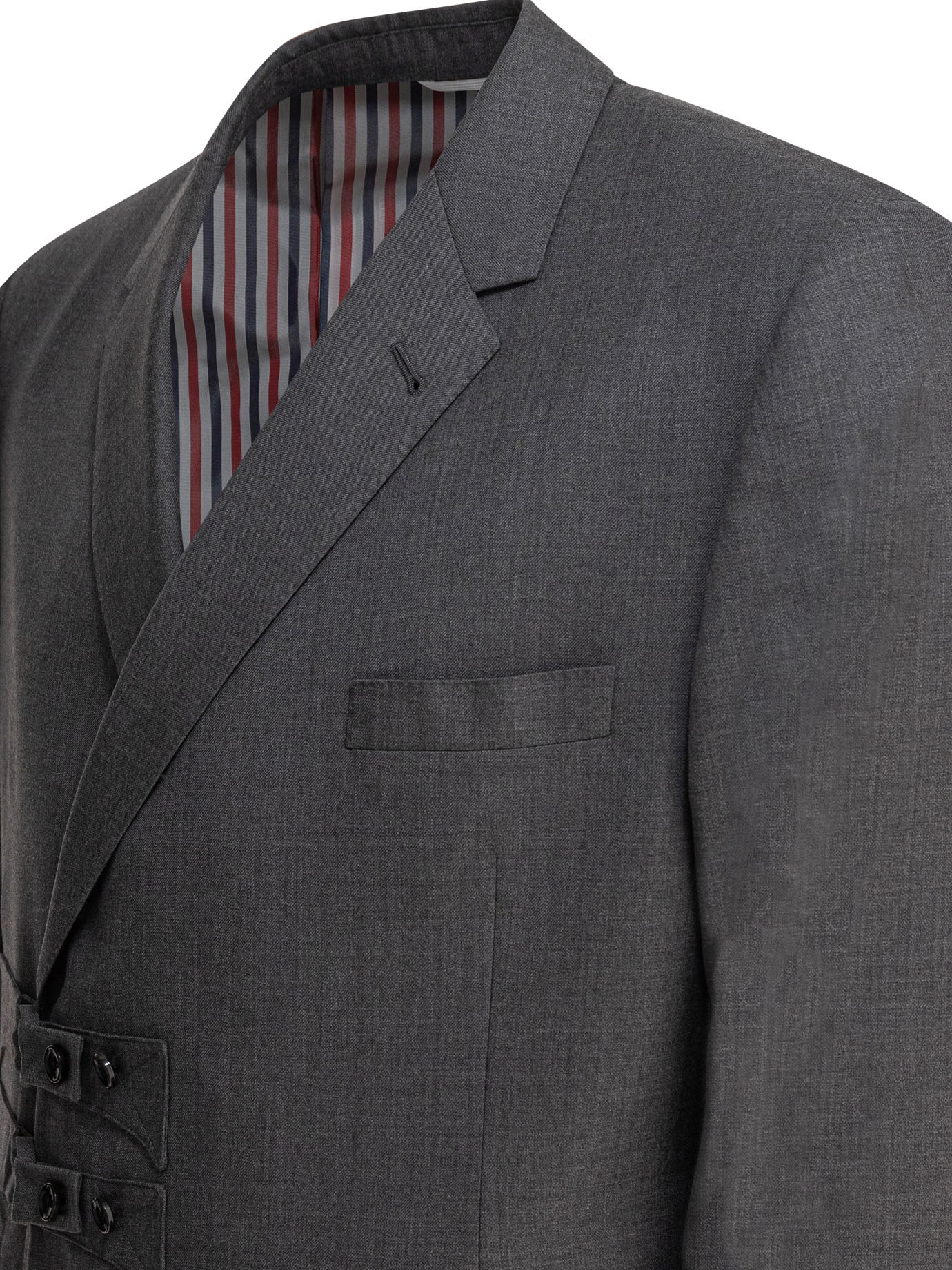 THOM BROWNE Classic Wool Jacket for Men - FALL WINTER 24/25