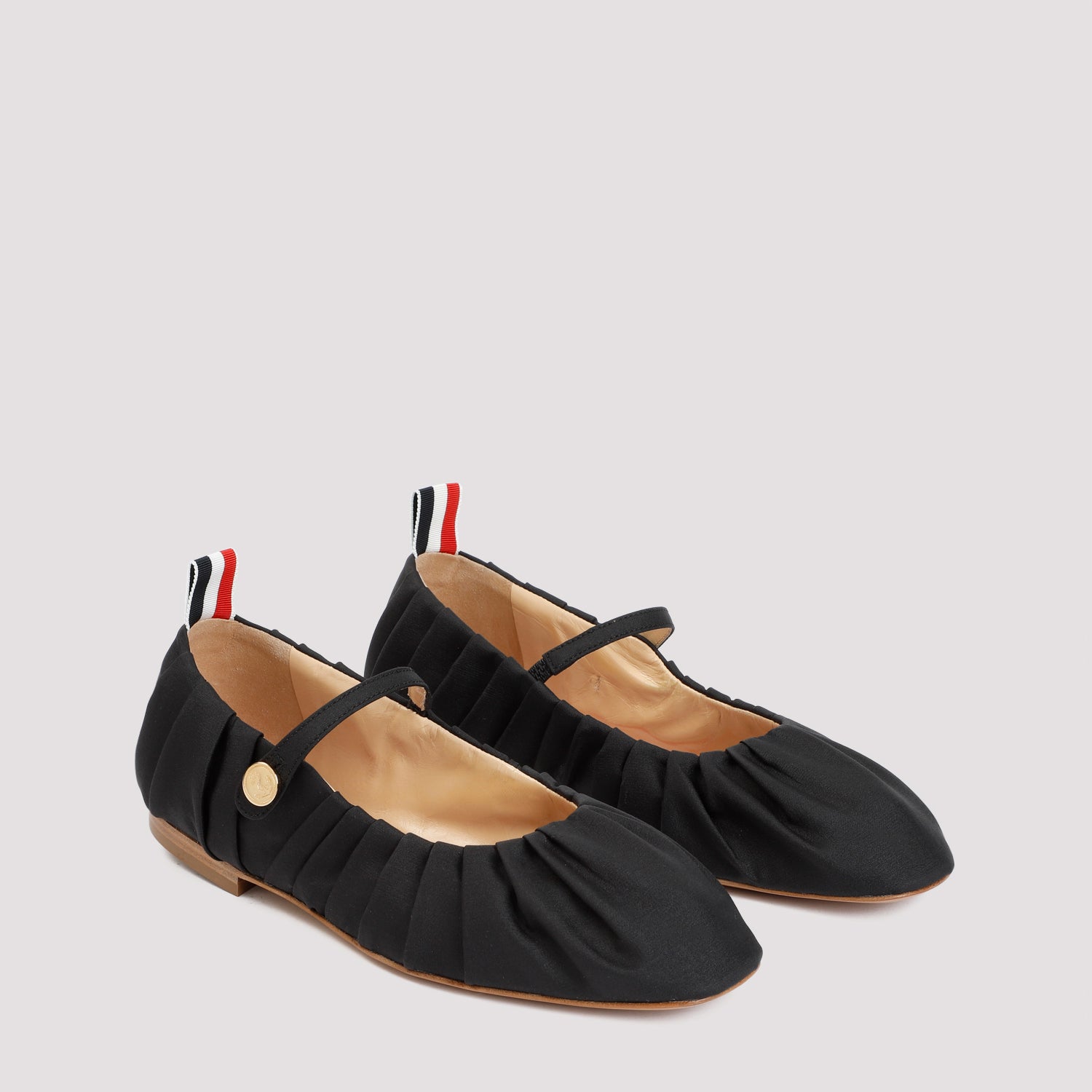 THOM BROWNE Elegant Silk Ballerinas for Women