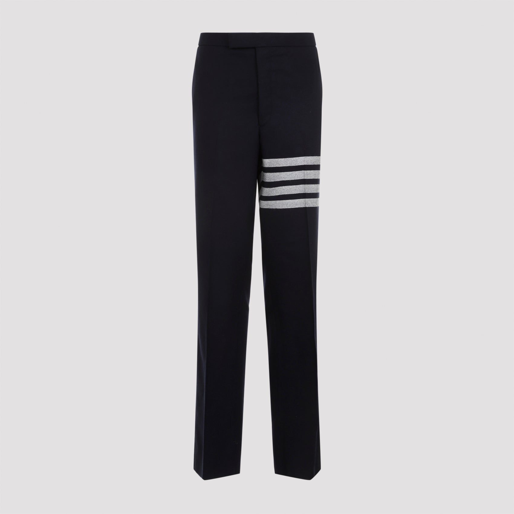 THOM BROWNE Luxury Wool Trousers for Men - Low-Rise Design