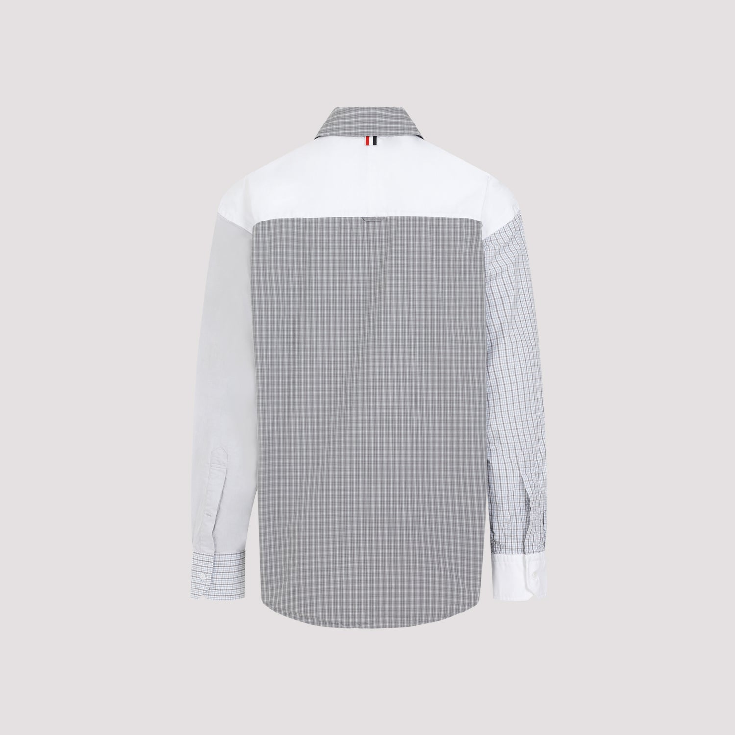 THOM BROWNE Iconic Oversized Checkered Shirt for Men