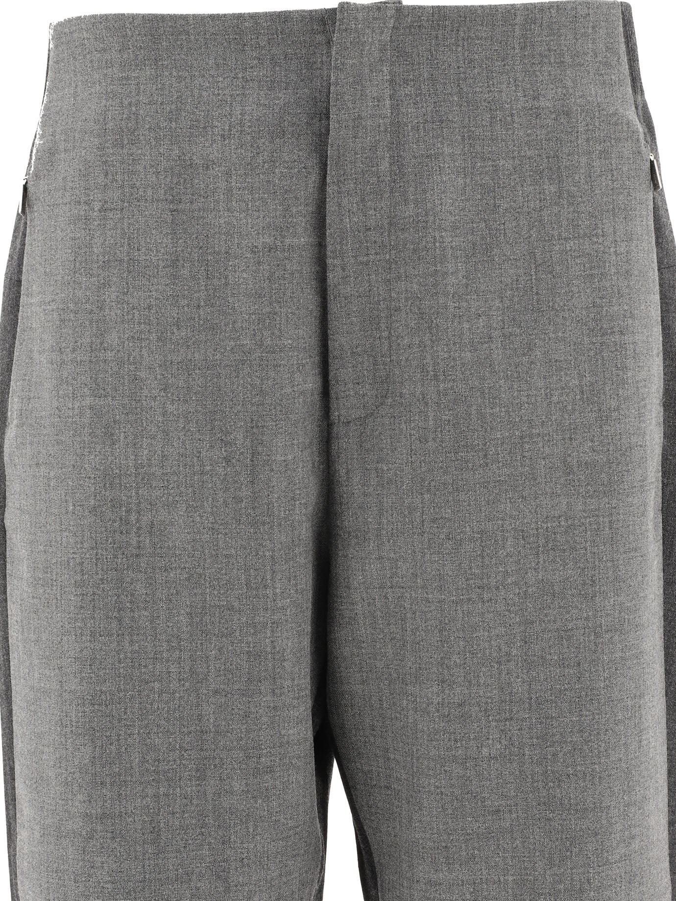 THOM BROWNE Wool Joggers with Elasticized Waist for Men