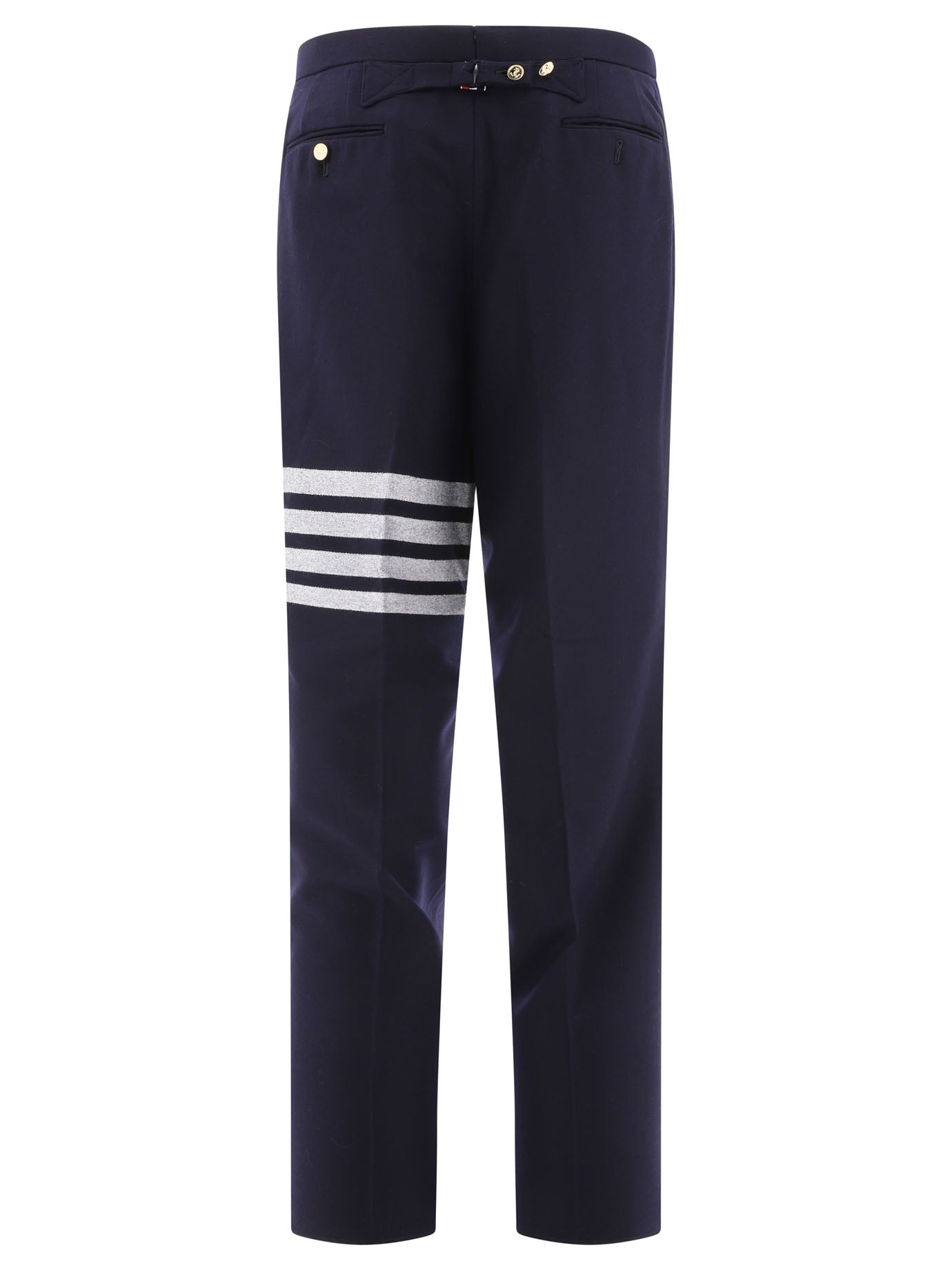 THOM BROWNE 4-Bar Regular Fit Trousers