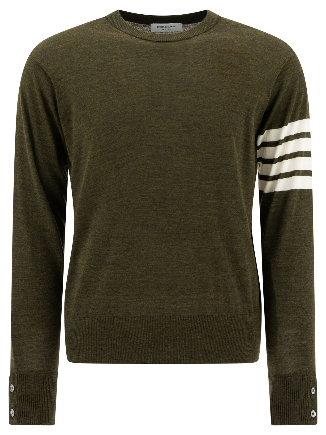 THOM BROWNE Men's Regular Fit 4 Bar Sweater