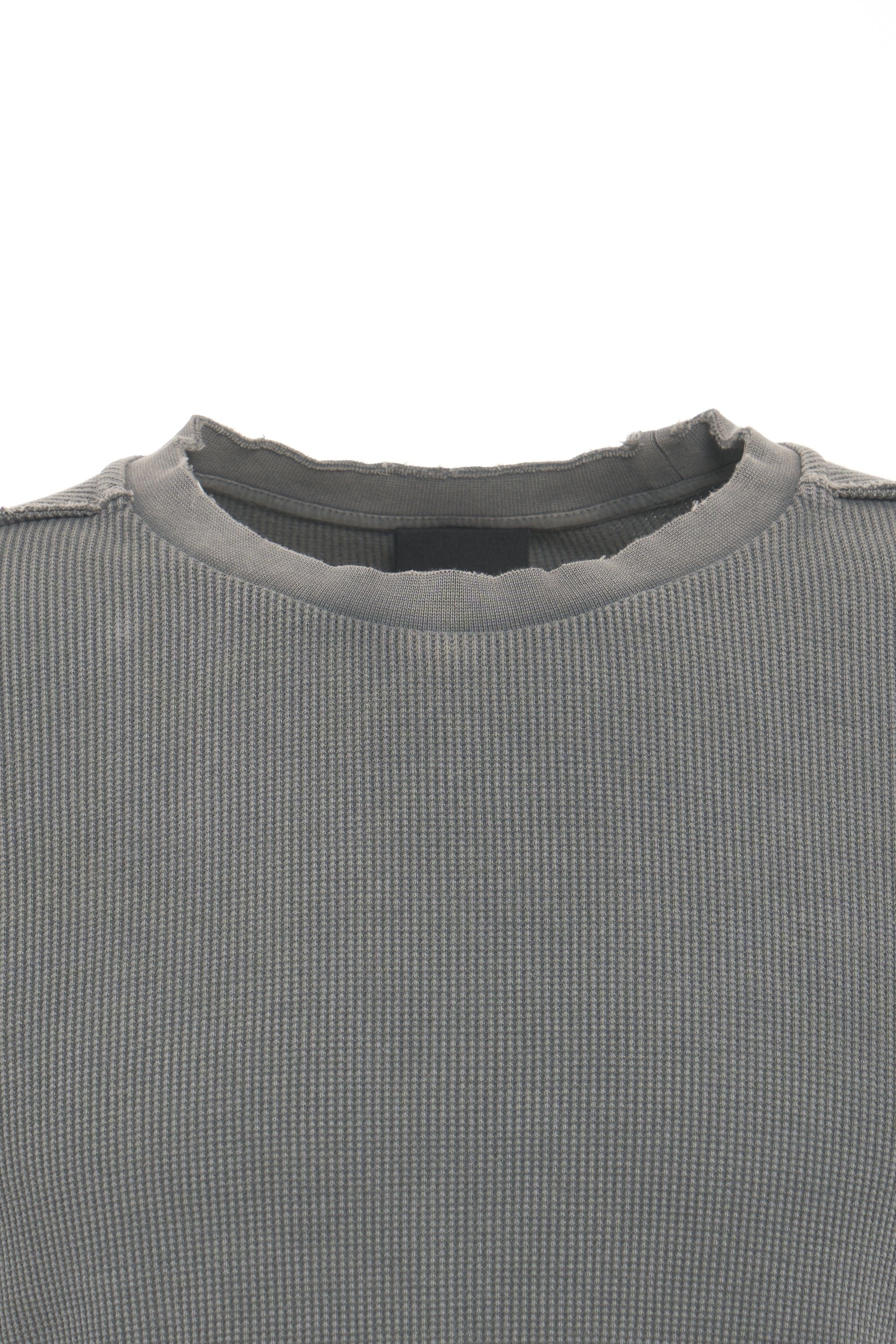 THOM KROM Classic Knit Pullover with Thumb Holes