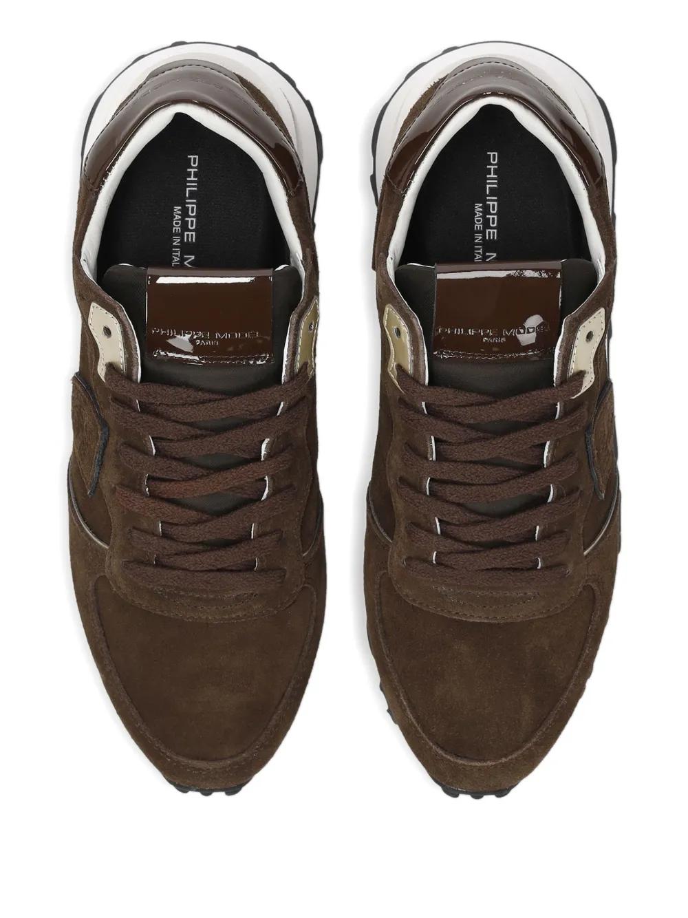 PHILIPPE MODEL PARIS Low-Top Suede Lace-Up Sneakers for Women