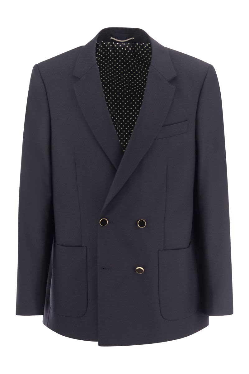PT01 Double-Breasted Wool Blend Jacket