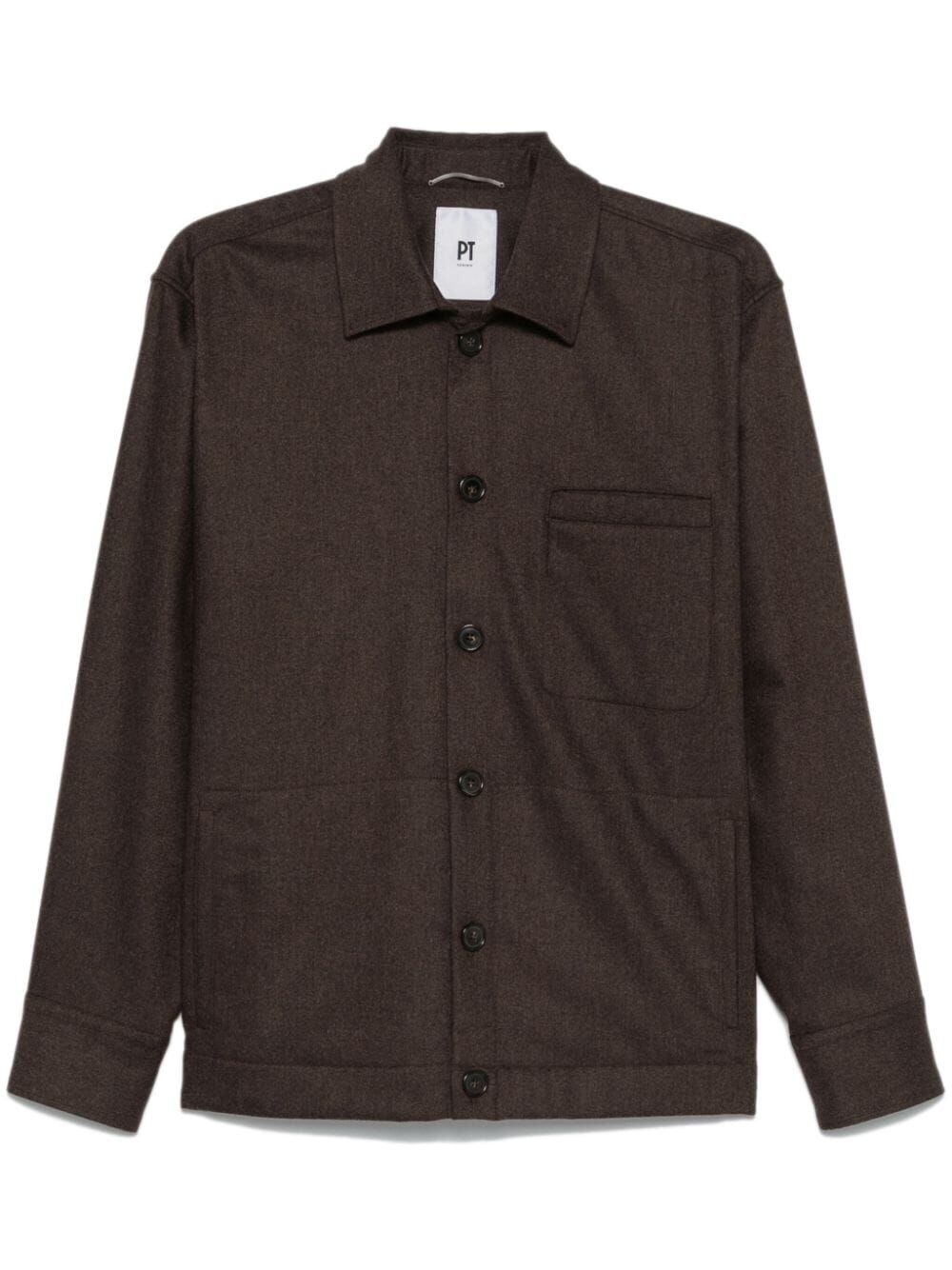 PT01 Relaxed Fit Wool-Cashmere Blend Jacket for Men