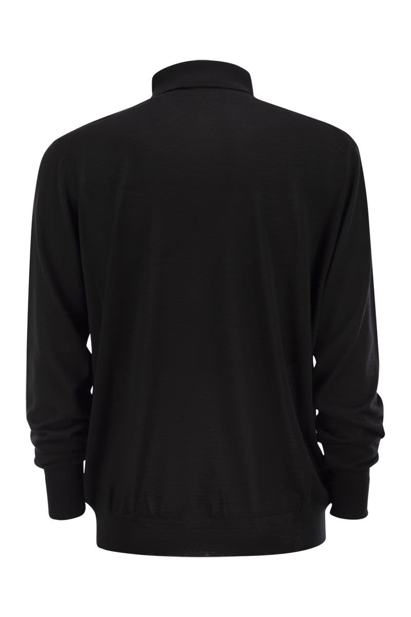 PT01 Wool Polo Sweater - Slim Fit