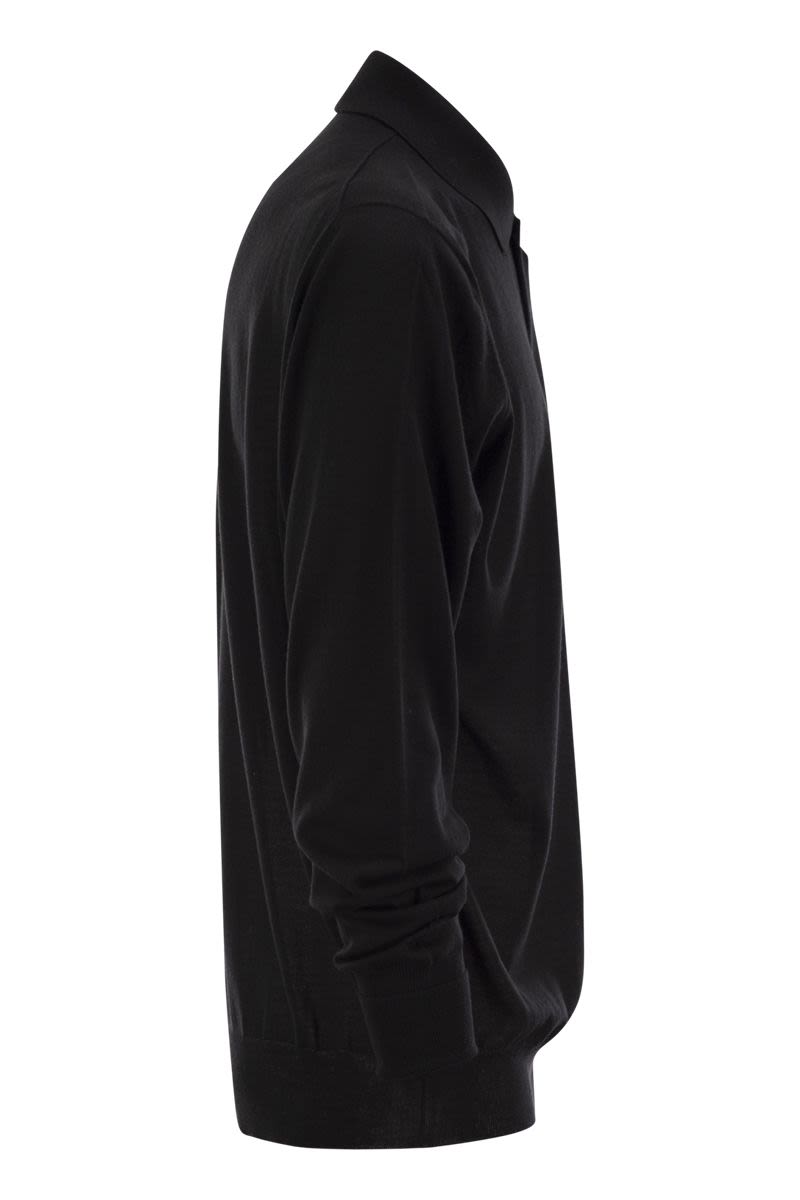 PT01 Wool Polo Sweater - Slim Fit