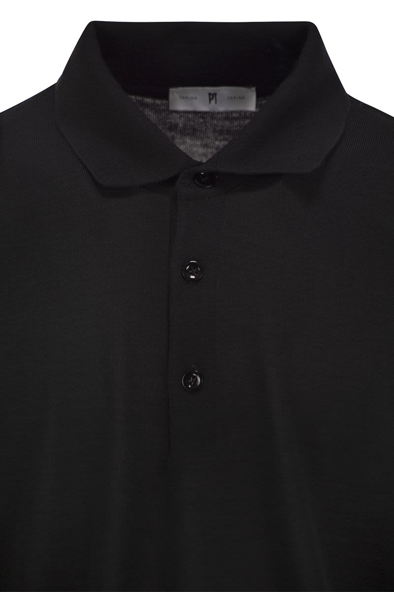 PT01 Wool Polo Sweater - Slim Fit