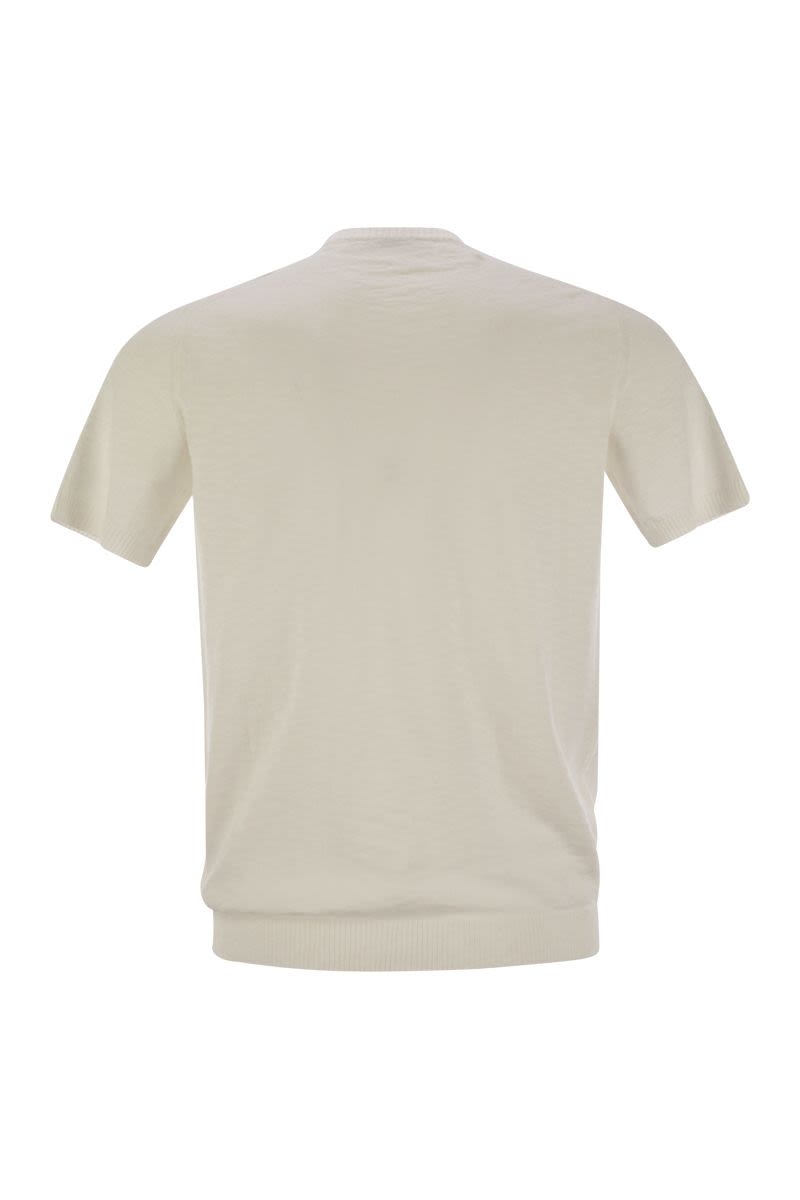 PT TORINO Crew-Neck Short-Sleeved Cotton T-Shirt