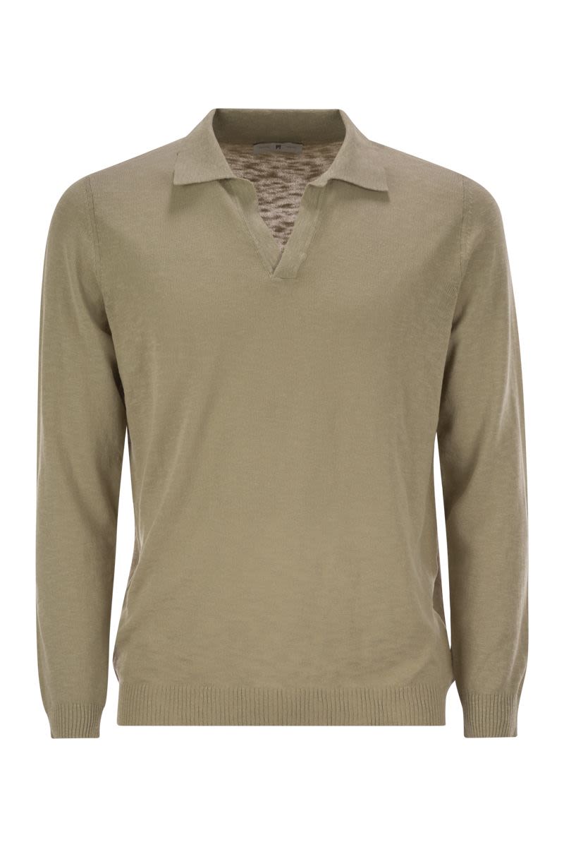 PT TORINO Lightweight Cotton Polo Shirt - Slim Fit