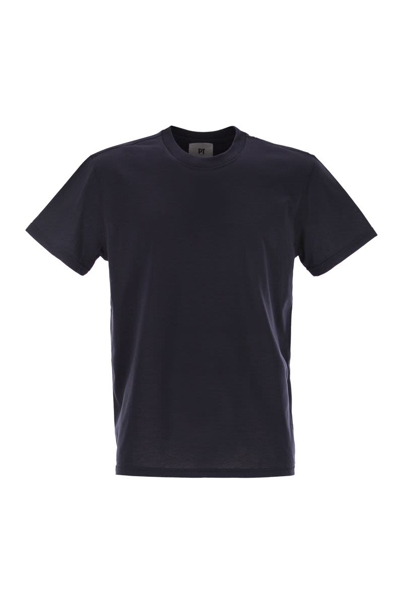 PT TORINO Silk and Cotton T-Shirt Knit for Men